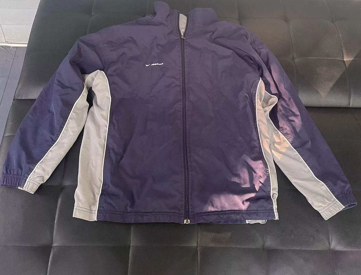 Reebok Light Jackets Vintage Navy Reebok Windbreaker Blue