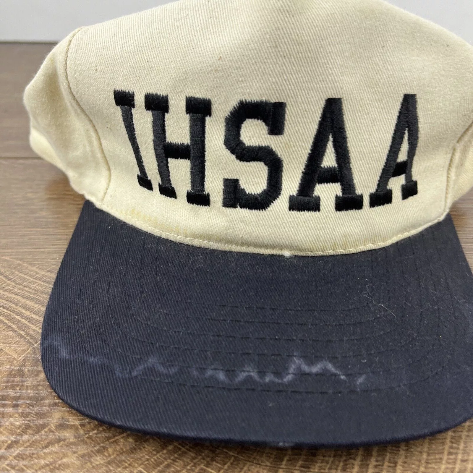 Other Hats Other Vintage IHSAA Hat White Hat Adjustable Snapback Indiana High