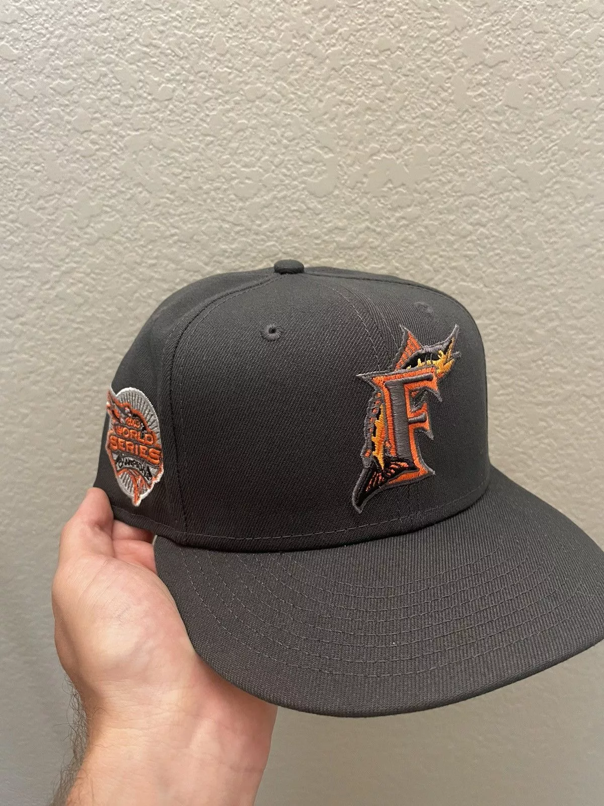Other Hats Other Capanova Marlins Fitted 7 5/8 Gray