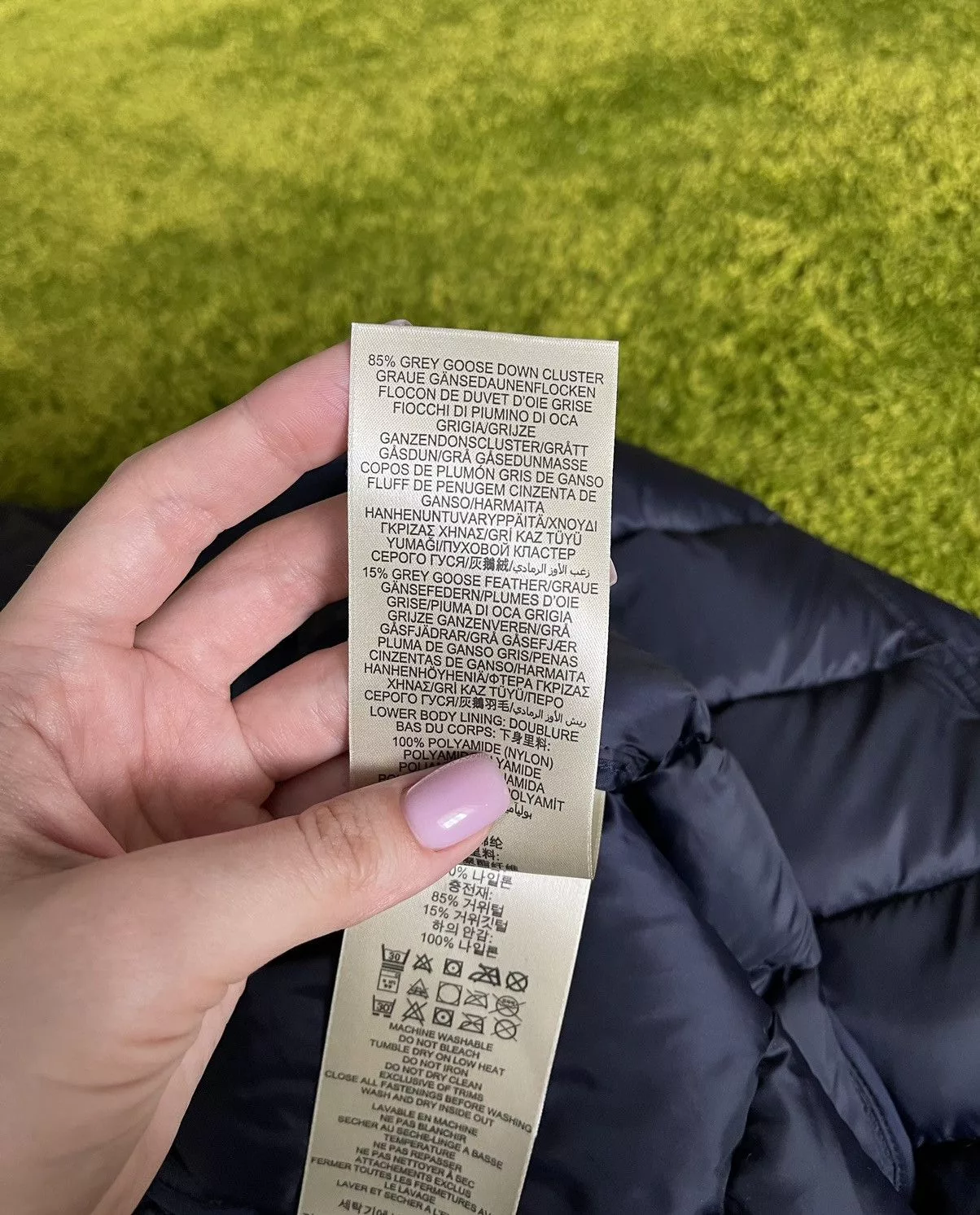 Burberry Down Jackets Burberry × Designer Burberry Brit belted down puffer jacket Blue Luxury