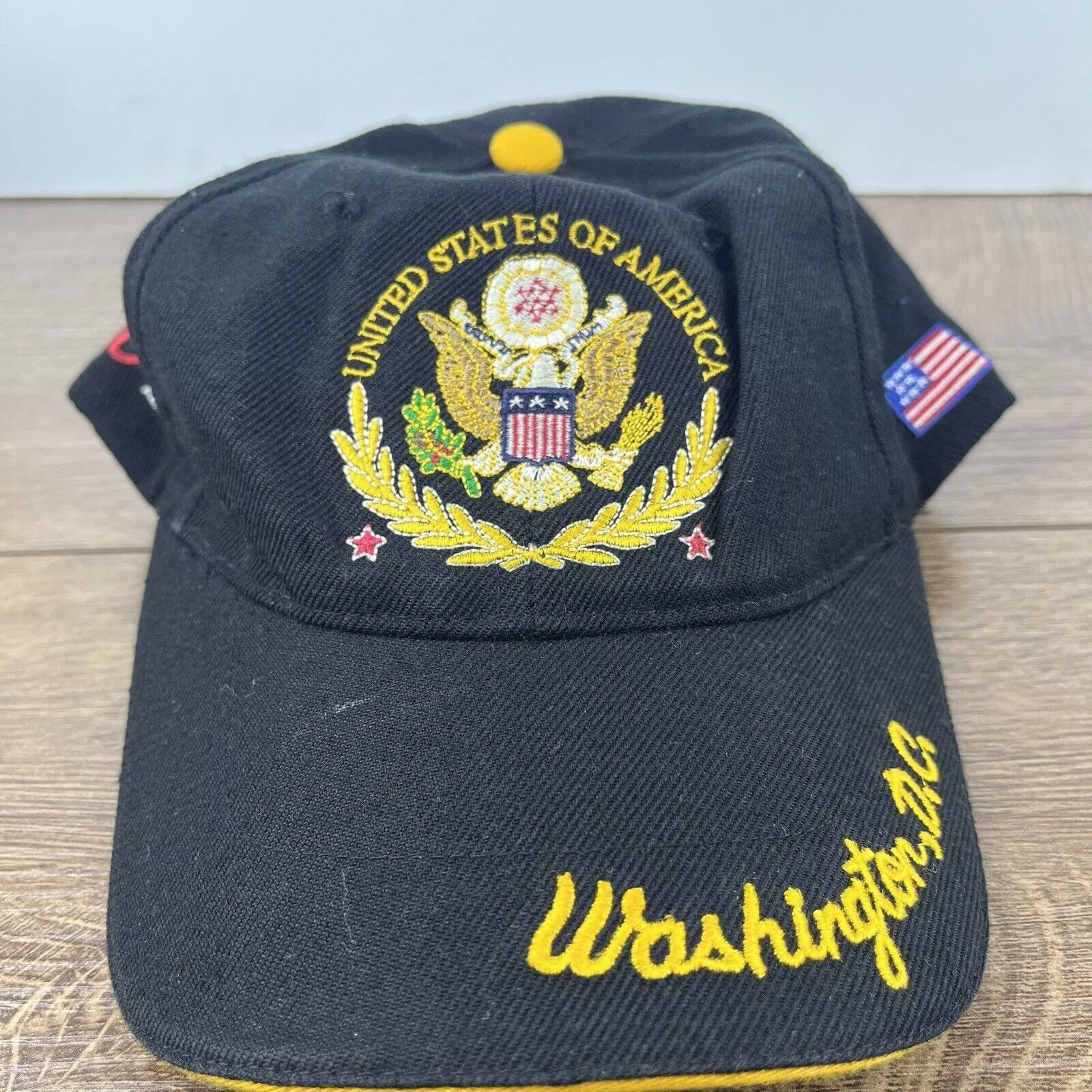 Other Hats Other Washington DC Hat United States DC Black Hat Adjustable Adul