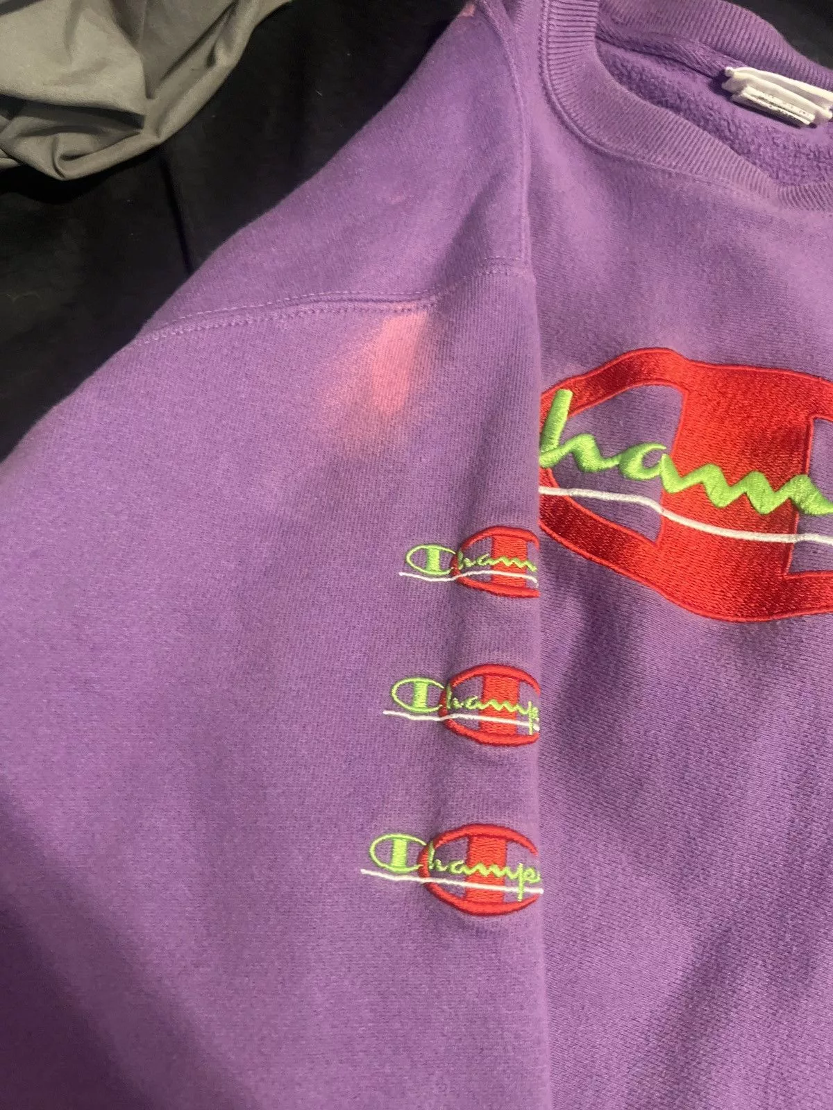 Champion Sweaters Knitwear Vintage Champion Sweater Purple