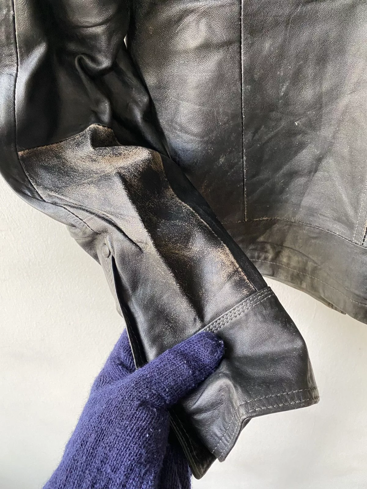 G-Star Leather Jackets G-Star G Star Raw 3301 Multipocket Leather Jacket Black