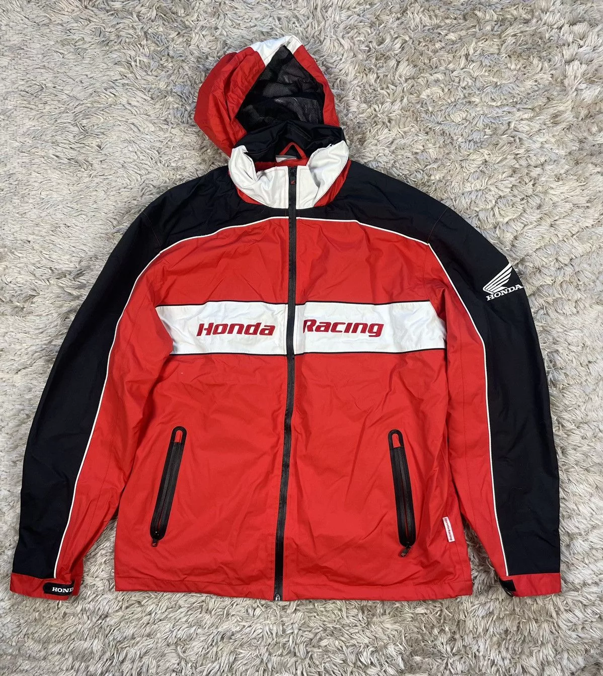 Honda Light Jackets Honda racing jacket Red Vintage