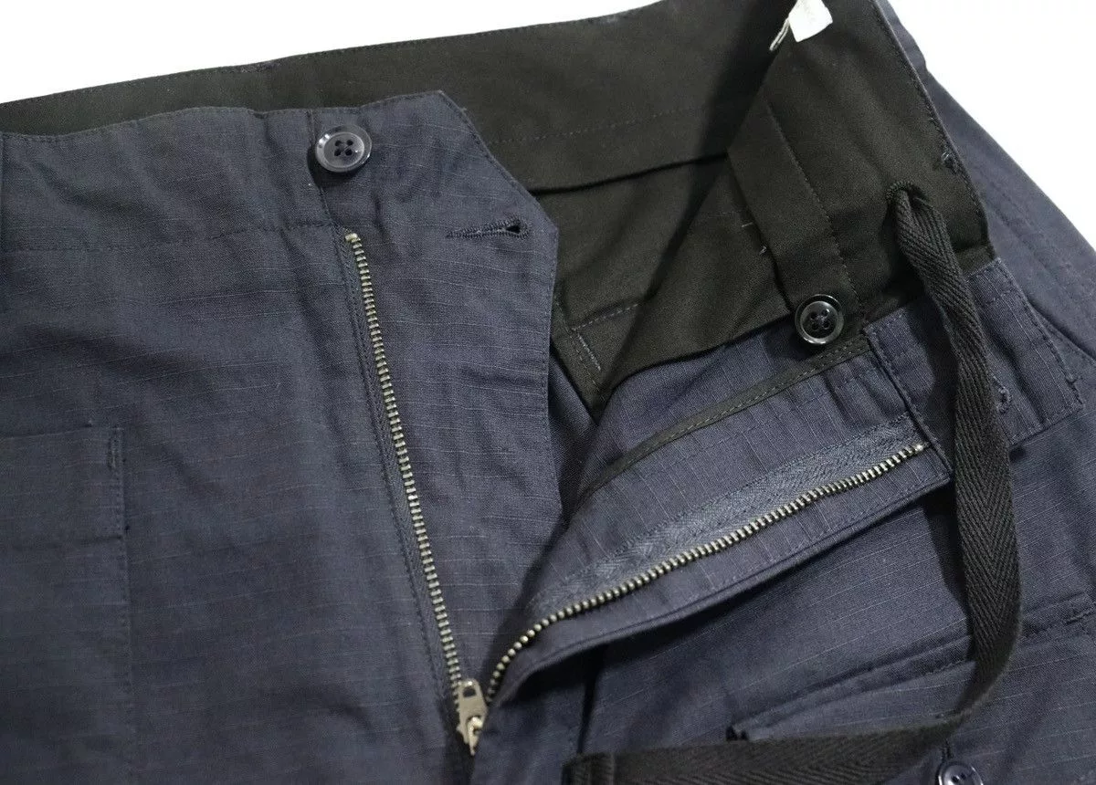 Engineered Garments Shorts Engineered Garments FA Pant Flight Shorts Blue