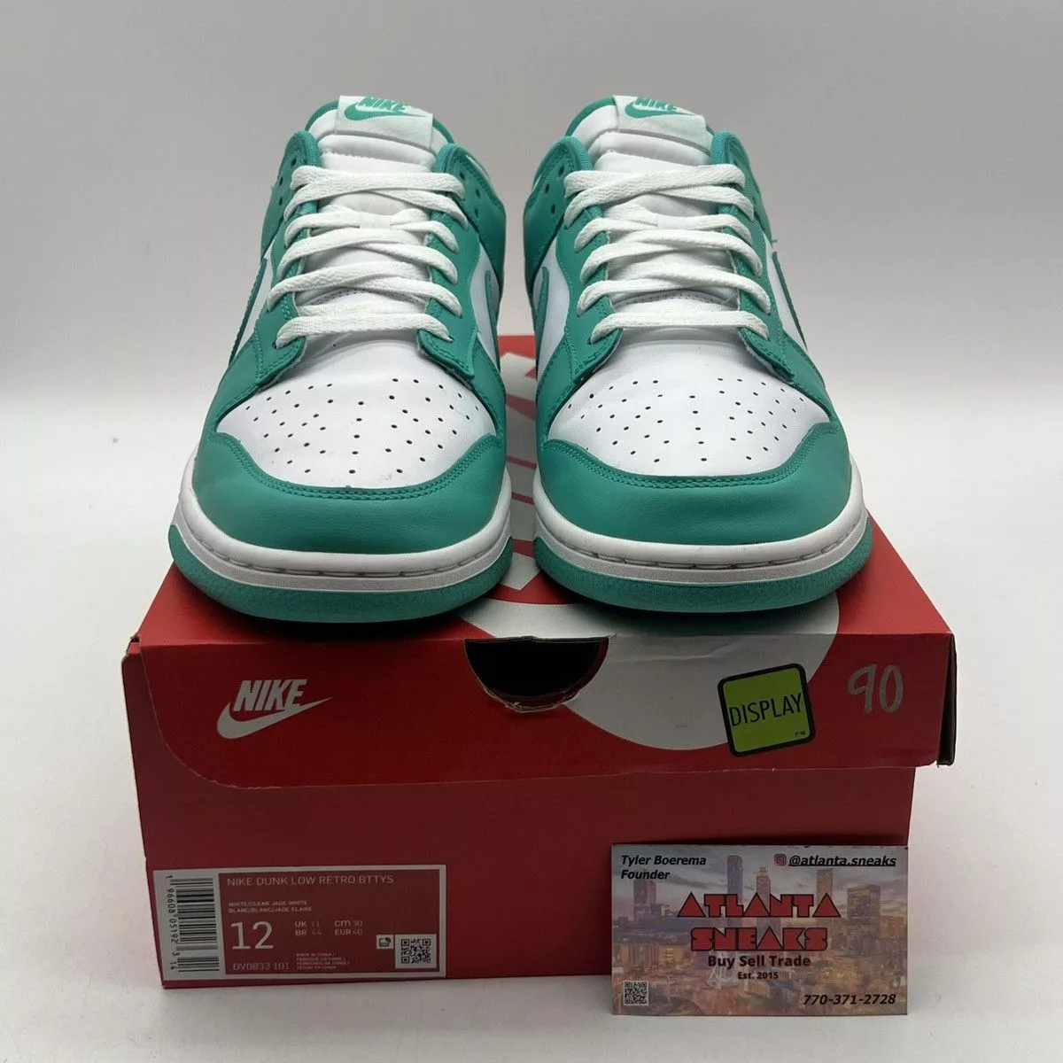 Nike Low Top Sneakers Nike dunk low clear Jade Black