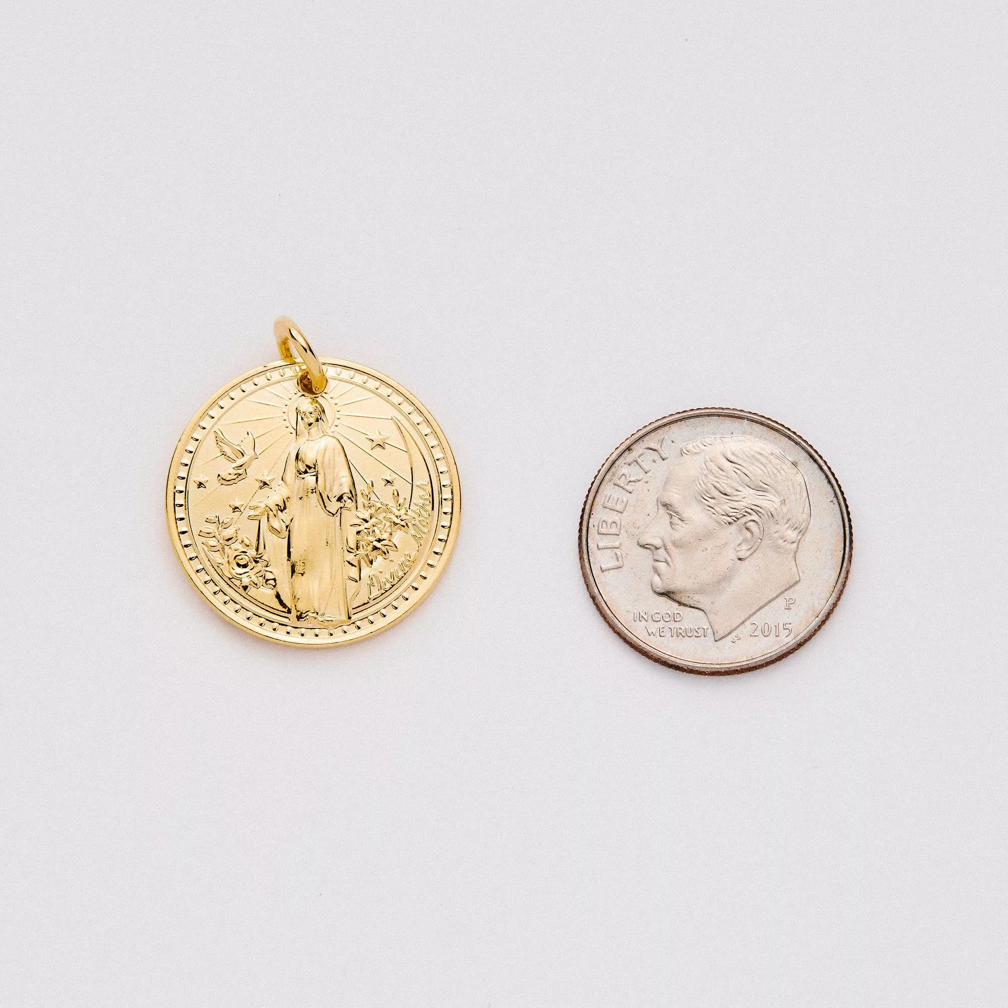 Mother Mary & Archangel Gabriel Guidance Charm