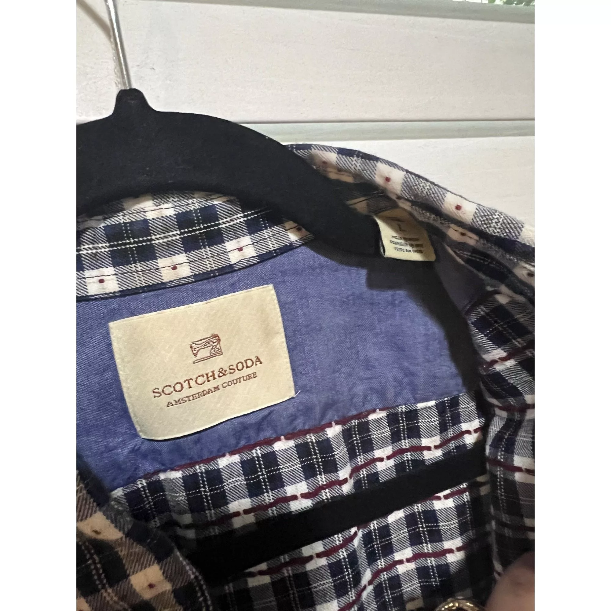 Scotch & Soda Shirts Button Ups Scotch & Soda Button Up Shirt - Size L White
