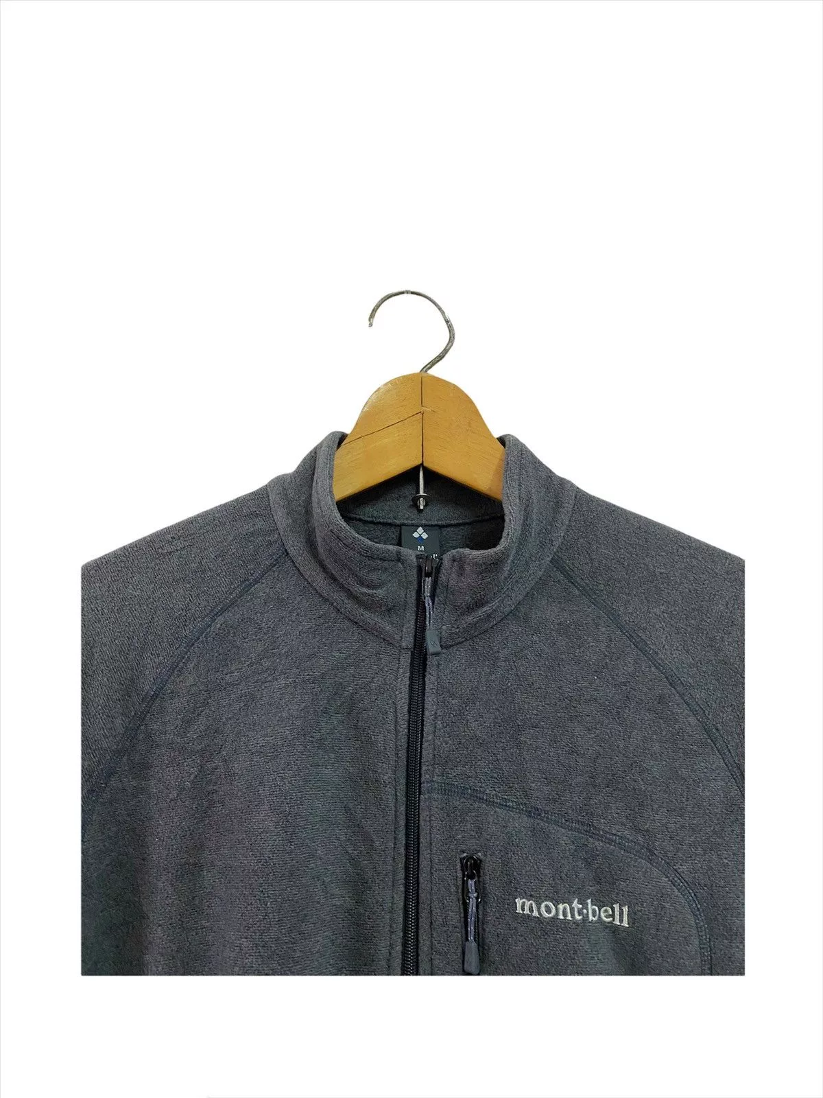 Montbell Light Jackets Vintage 90s Montbell Fleece Jacket Gray