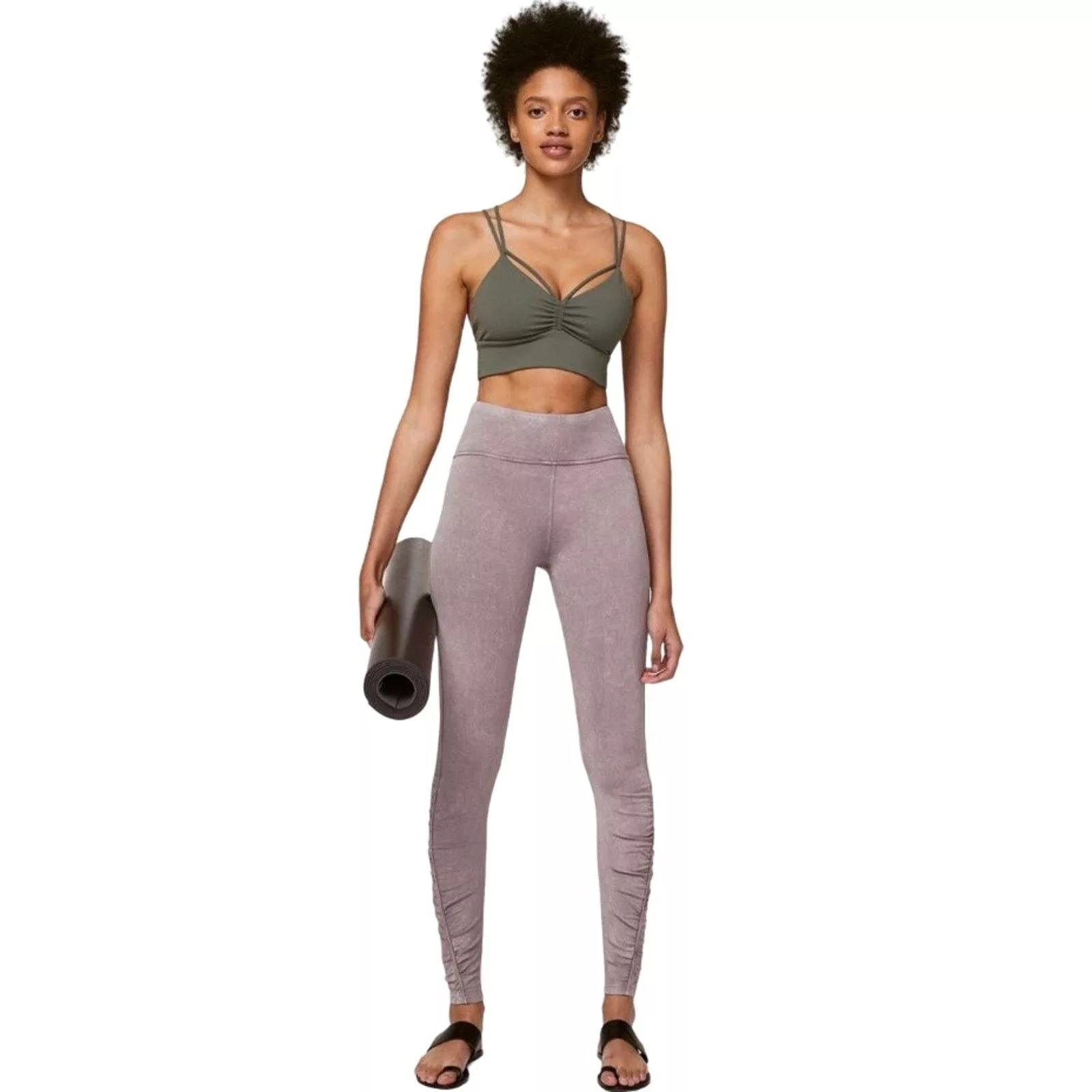 Lululemon Leggings Lululemon Inner Glow Tight Gray