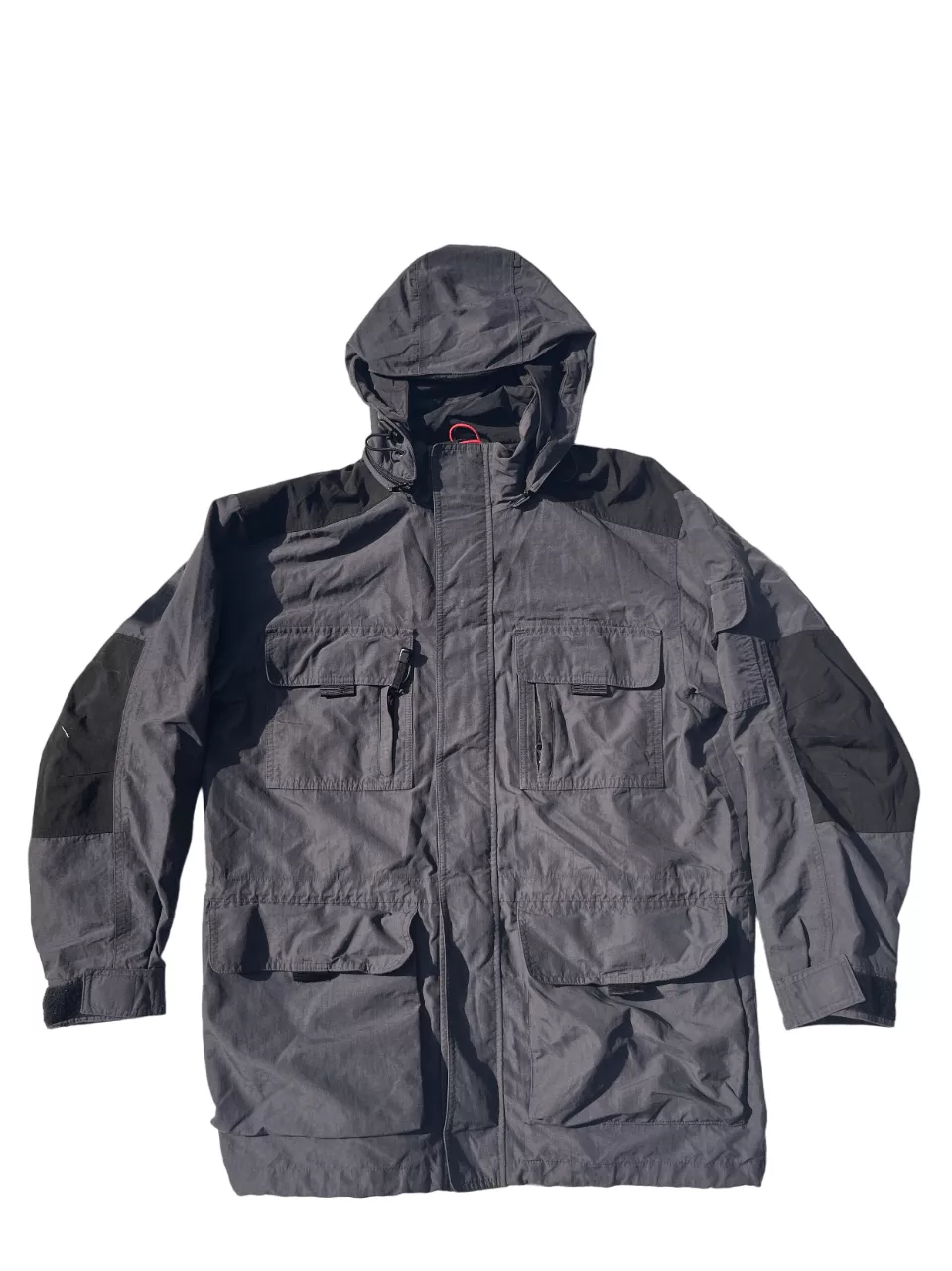 Eddie Bauer Raincoats Eddie Bauer × Vintage Eddie Bauer All Weather Outdoor Jacket Black Streetwear