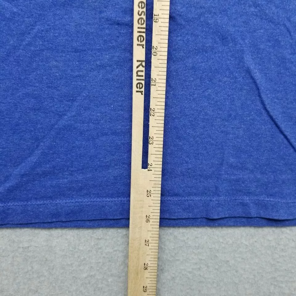 Nickelodeon Short Sleeve T Shirts Nickelodeon Shirt Men Medium Short Sleeve Round Neck Casual Blue