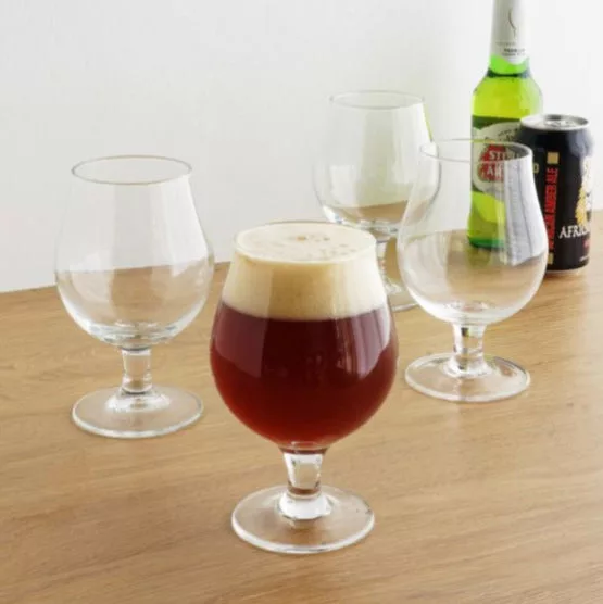 Beer Tulip Glasses S/4