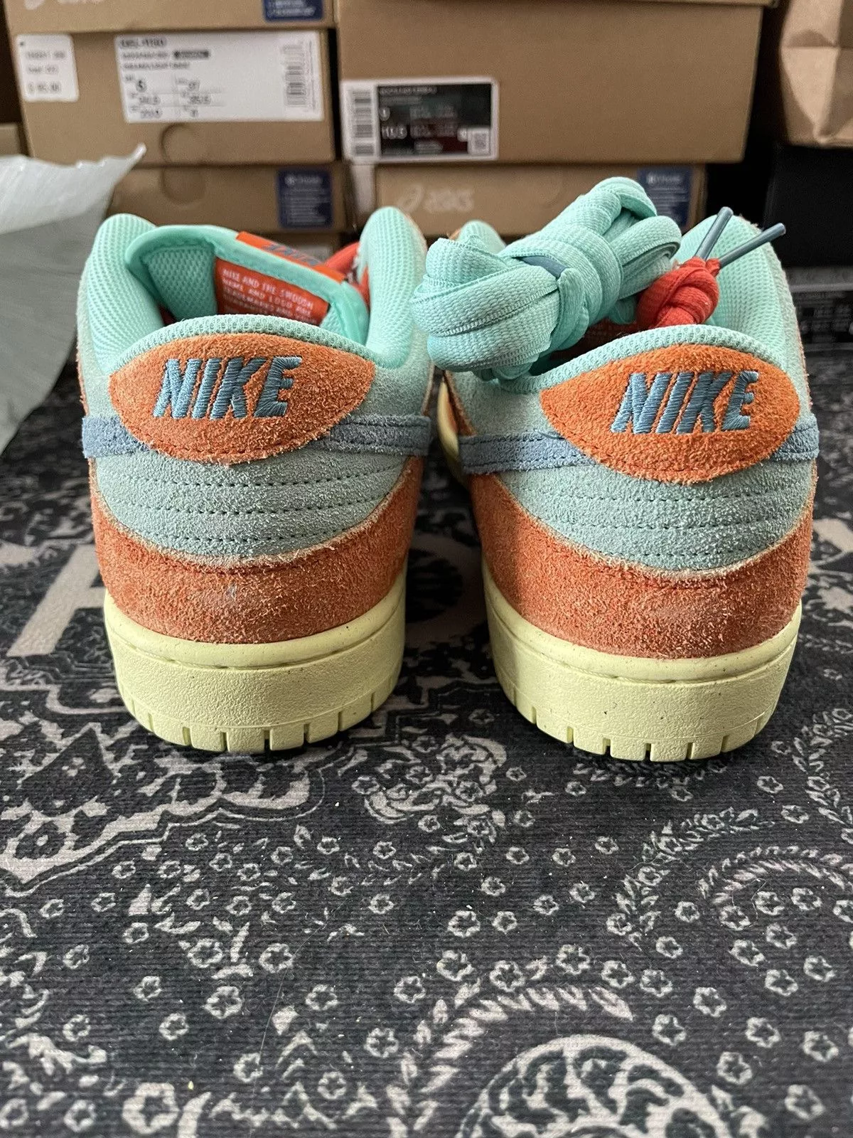 Nike Low Top Sneakers Nike Dunk Low ‘Orange Emerald Rise’