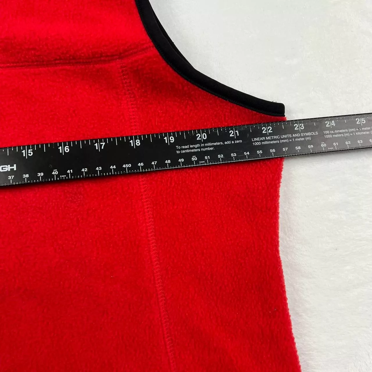 Basic Editions Vests Vintage Basic Editions Fleece Vest Men's XL Full Zip Red