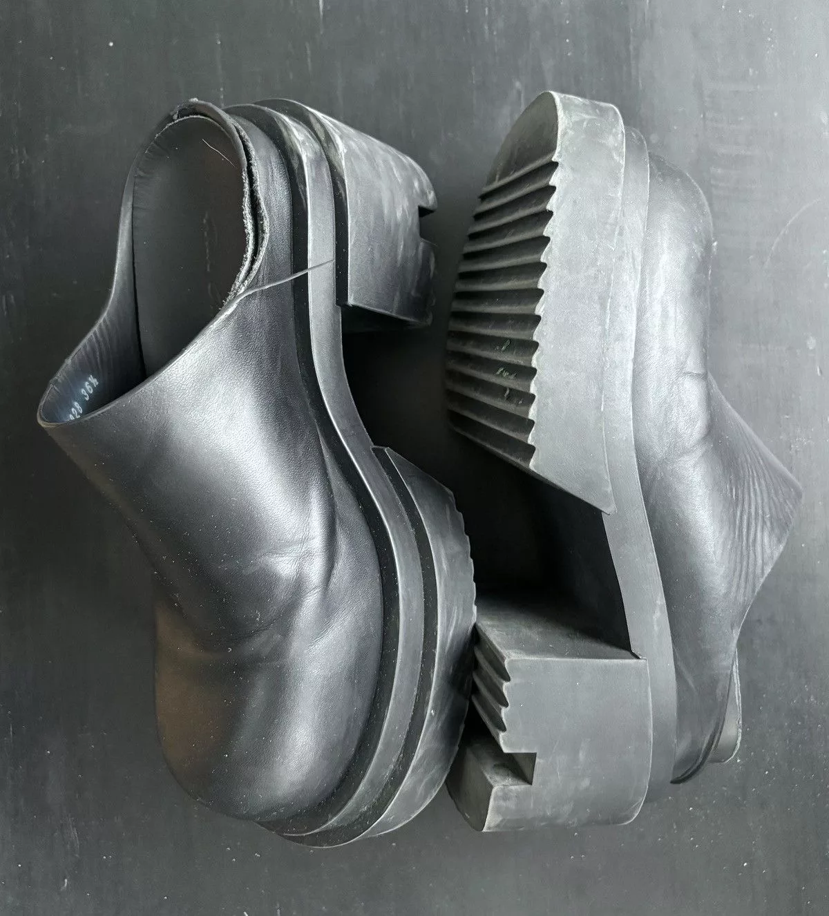 Rick Owens Mules Rick Owens Bogun Slides 36.5 Black