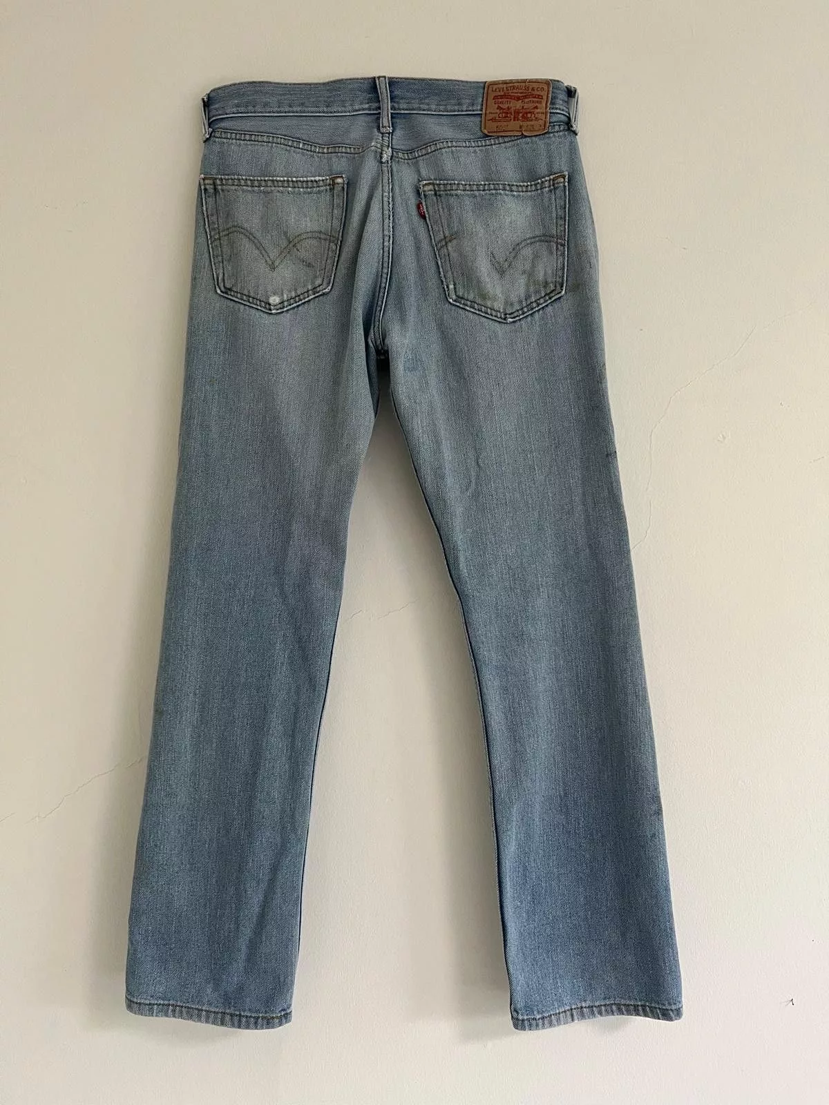 Levi's Denim Levi's Distressed Levis 505 Blue