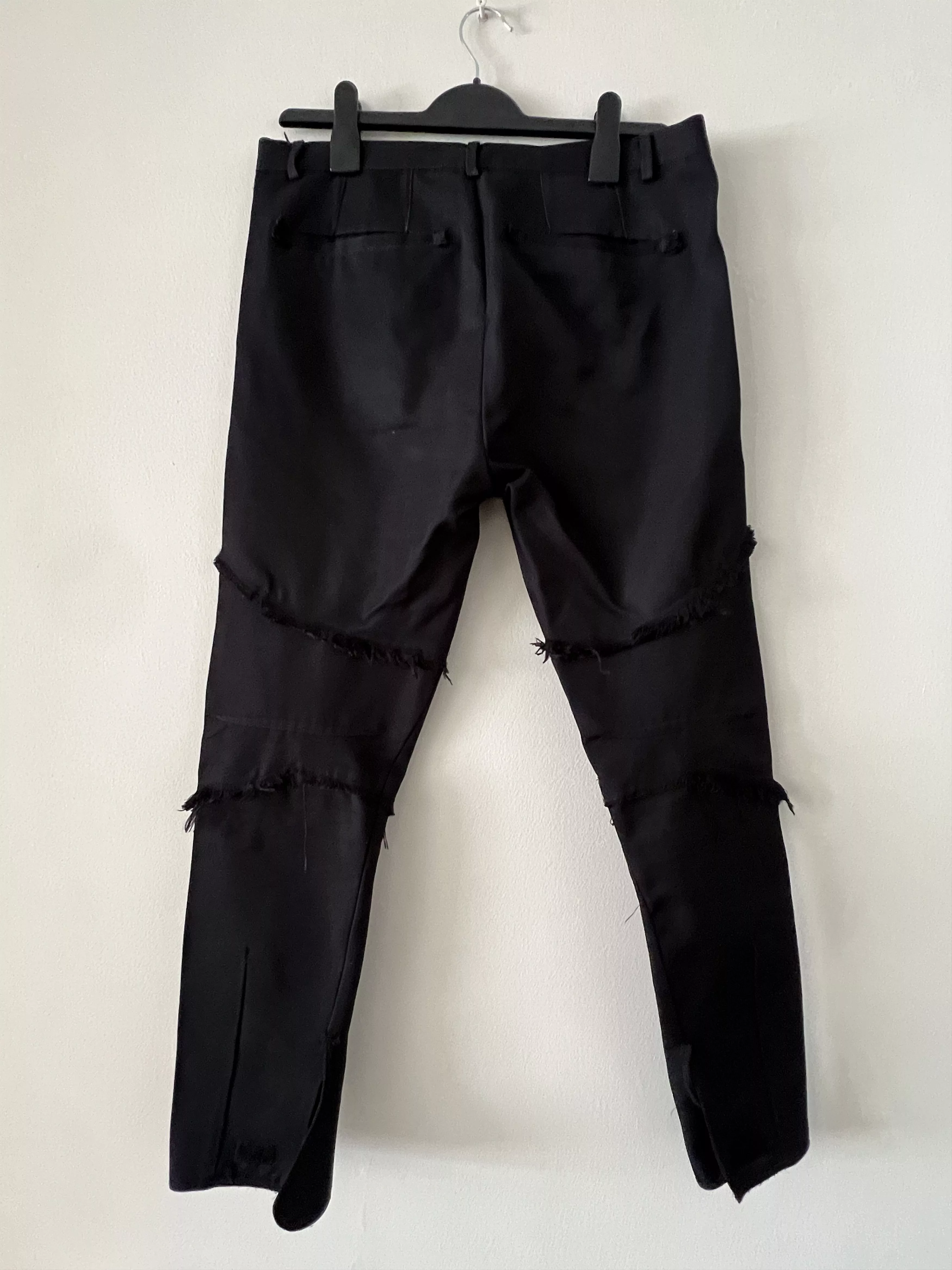Lanvin Cropped Pants Lanvin Silk Runway Spring 2011 Silk Black Trousers Pant