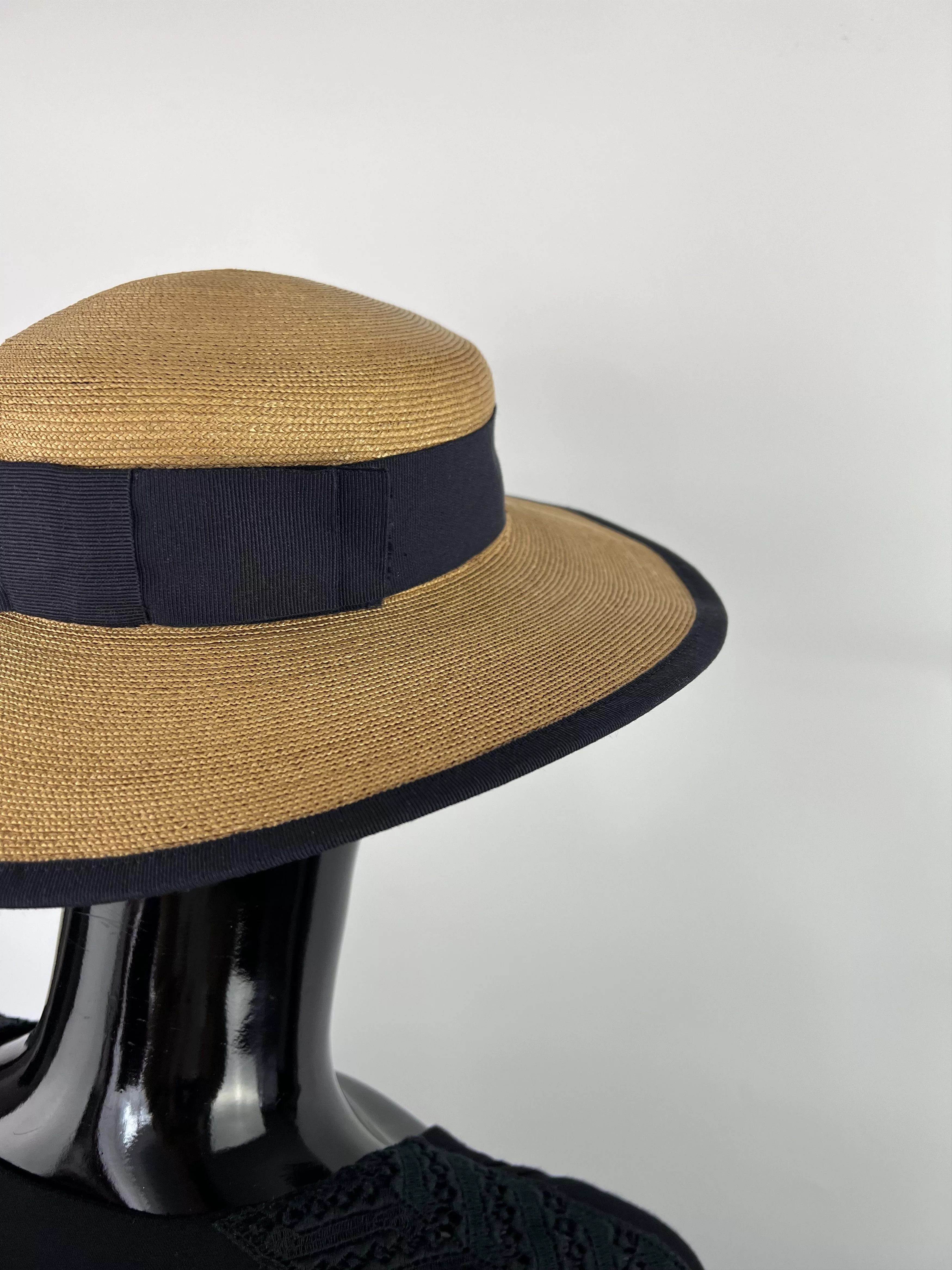 Designer Hats Designer × Vintage Marzi Firenze Straw Hat One Size Beige