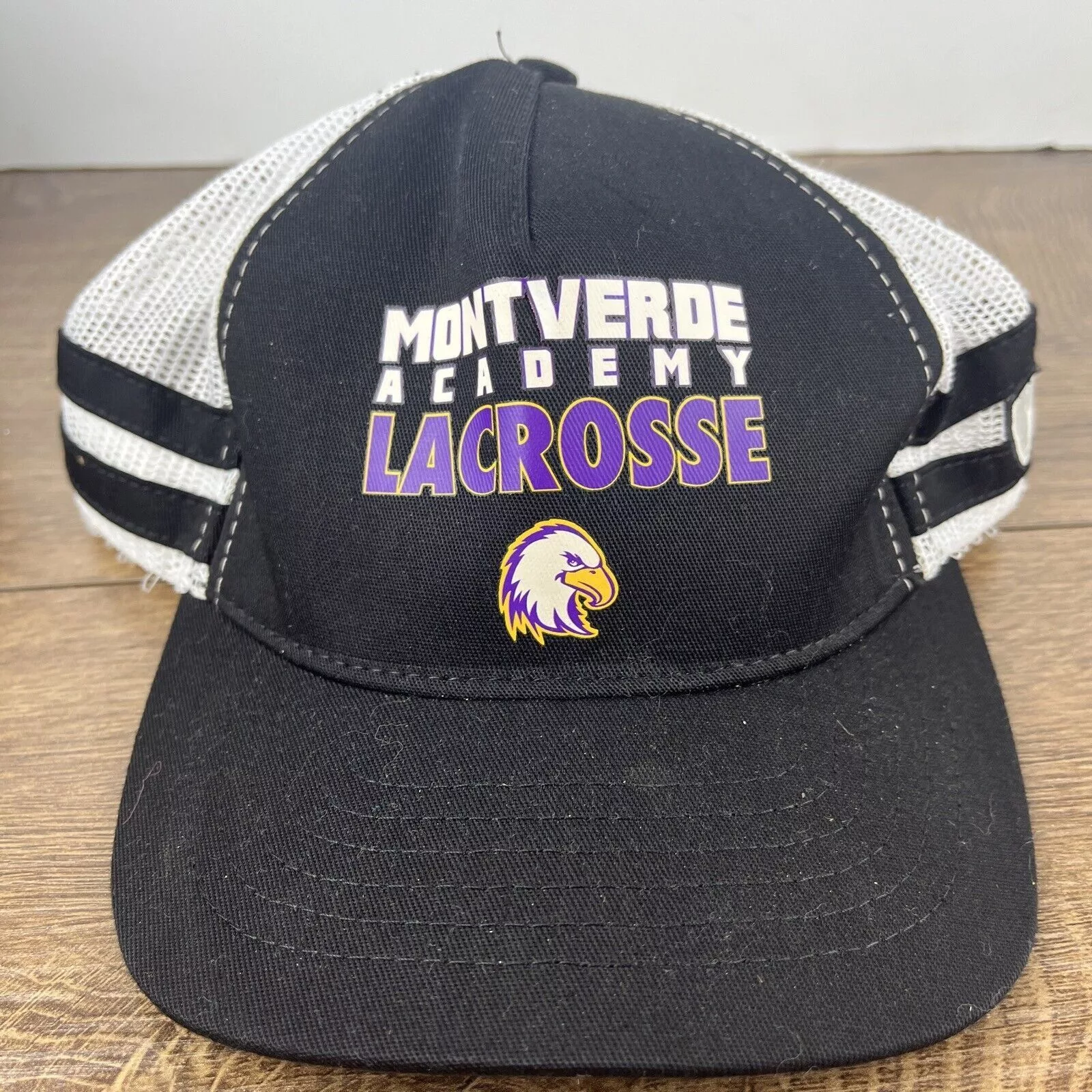 Other Hats Other Mountverde Academy Lacrosse Hat Eagles Black Hat Adjustable