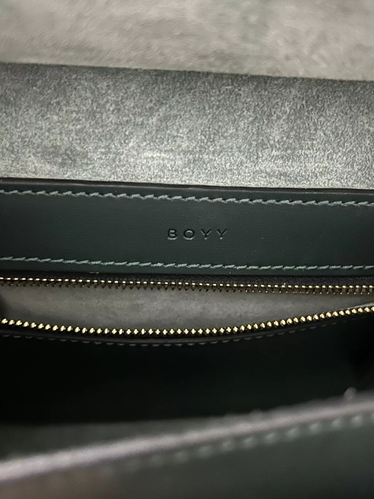 BOYY Handle Bags boyy buckle leather handbag Green