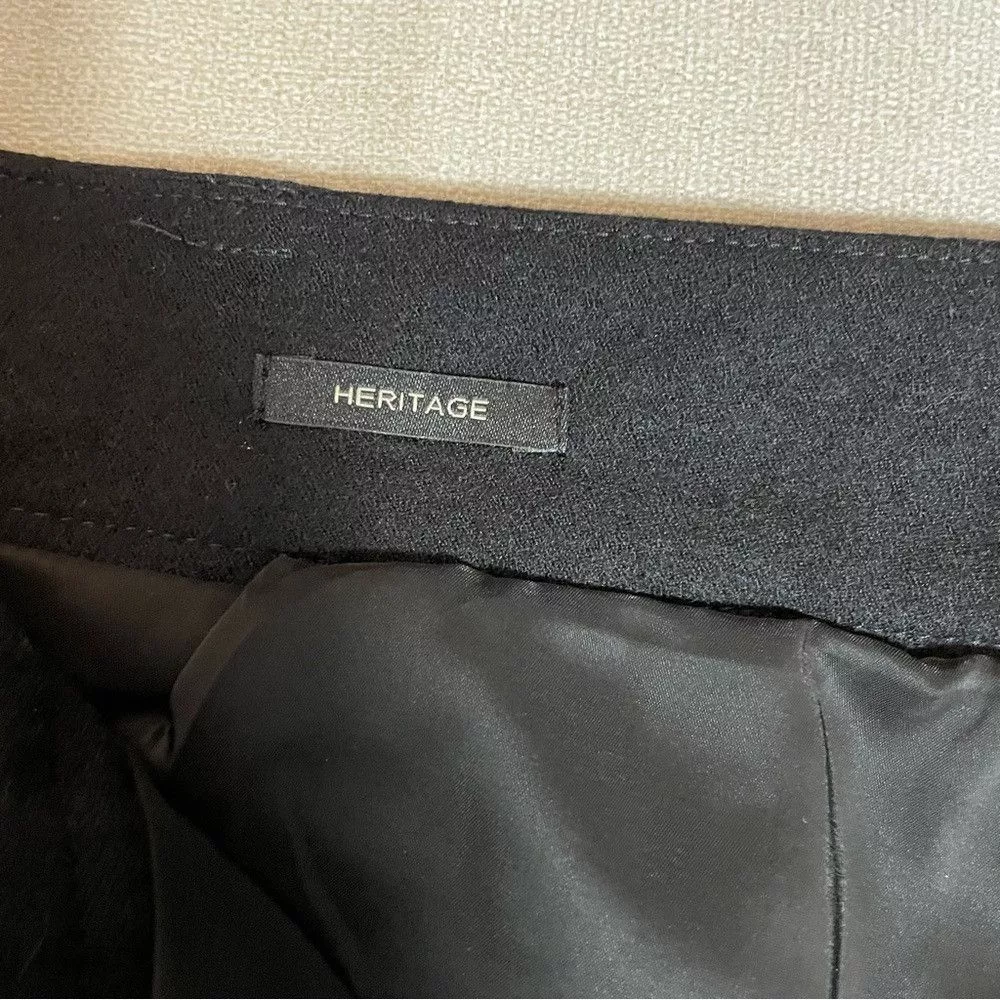 Talbots Pants Talbots Heritage Wool Black Straight Leg Pants Size 10