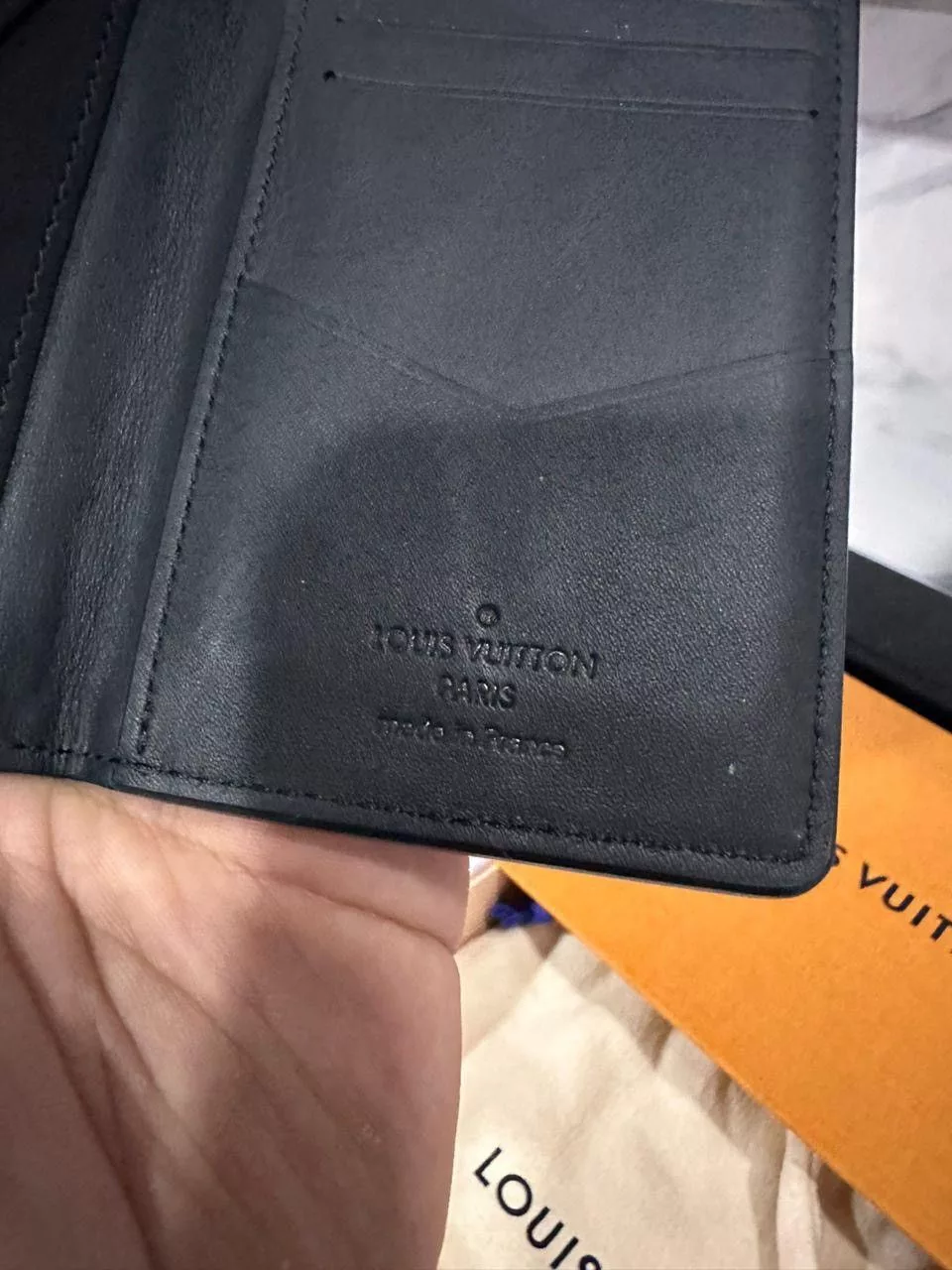 Louis Vuitton Wallets Authentic LOUIS VUITTON Organizer special edition Black