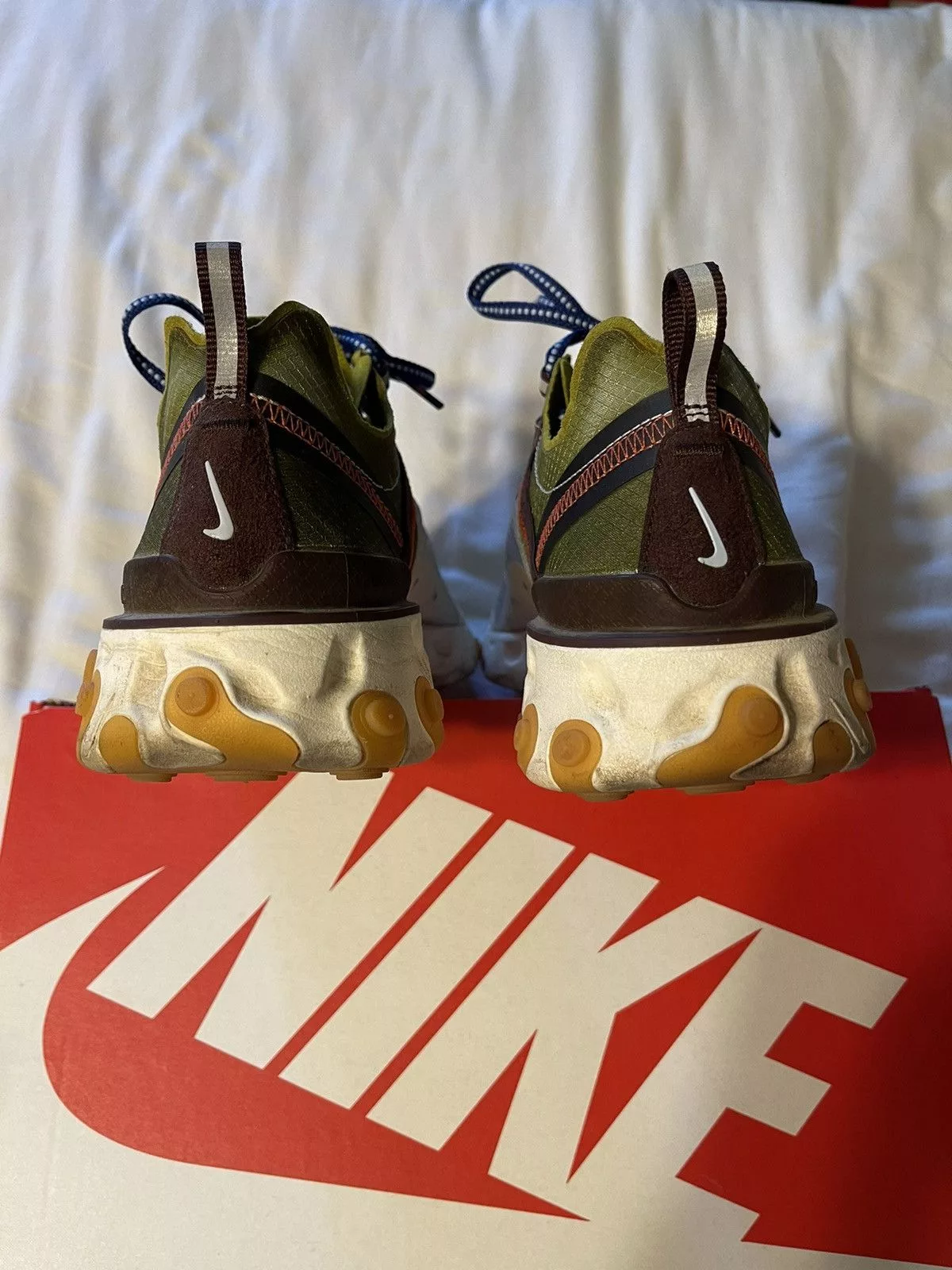 Nike Low Top Sneakers Nike React Element 87 ‘Moss Green’