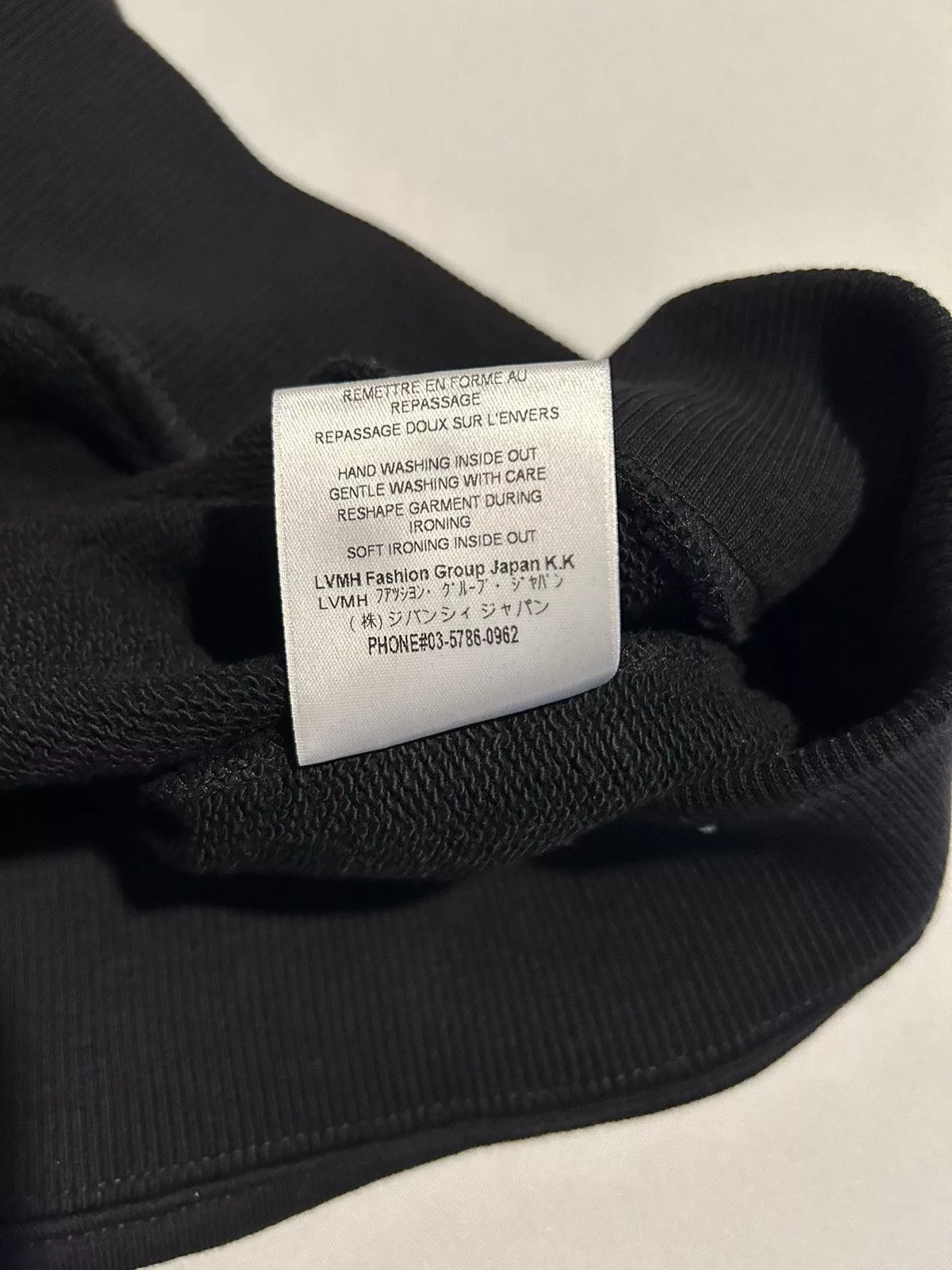 Givenchy Sweatshirts Hoodies Givenchy Green Iridescent Logo Sweatshirt Black