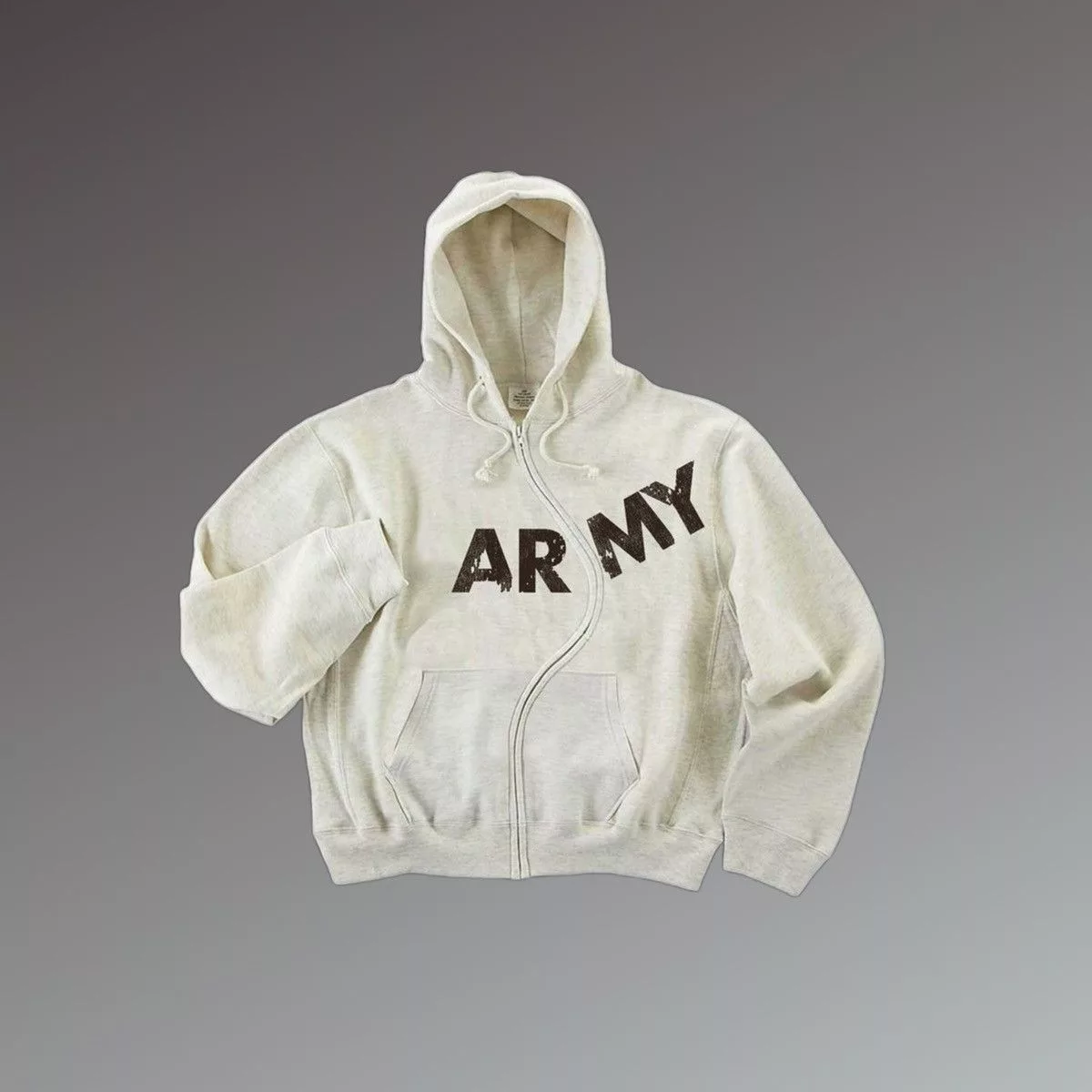 Designer Sweatshirts Hoodies Designer Curved Zip Hoodie Shadyattire Gray