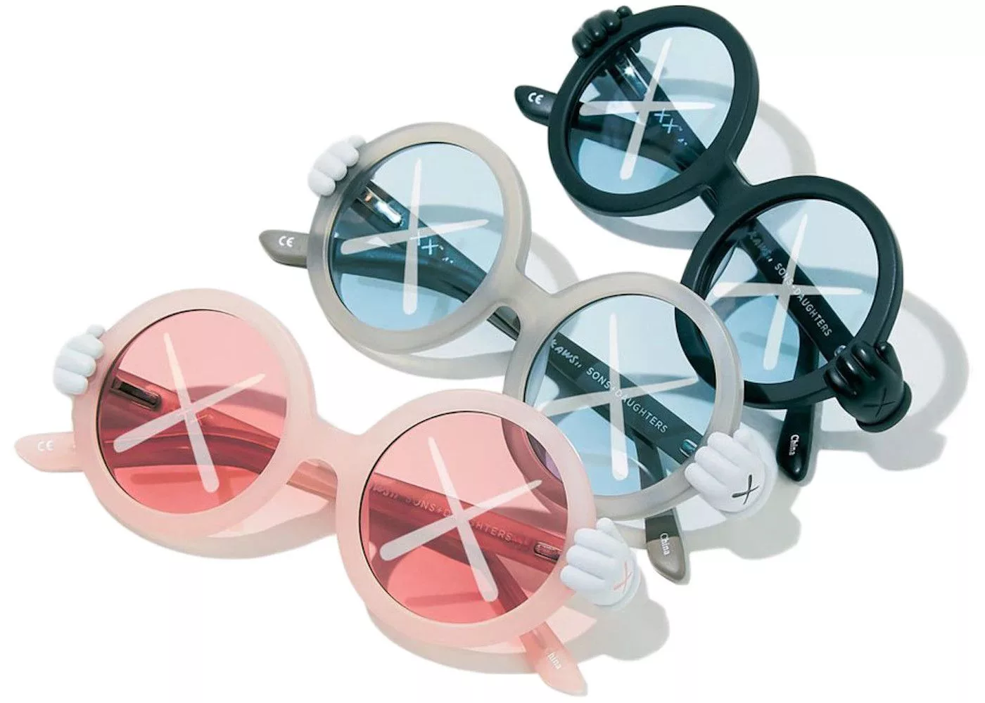 Kaws Glasses KAWS x Sons & Daughters Sunglasses - Complete Box Set Multi