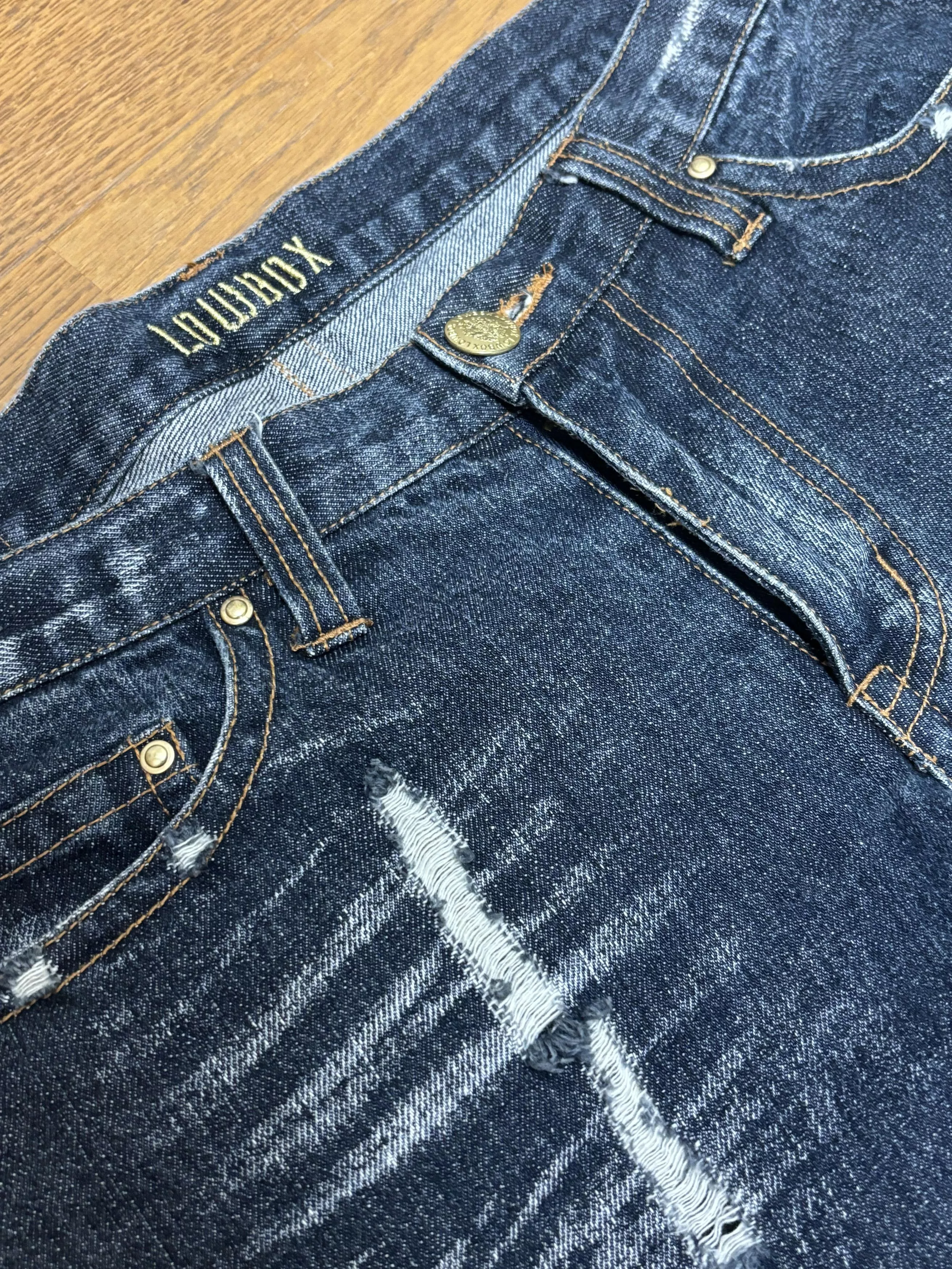 LOWBOX Denim Lowbox Flared Denim Black
