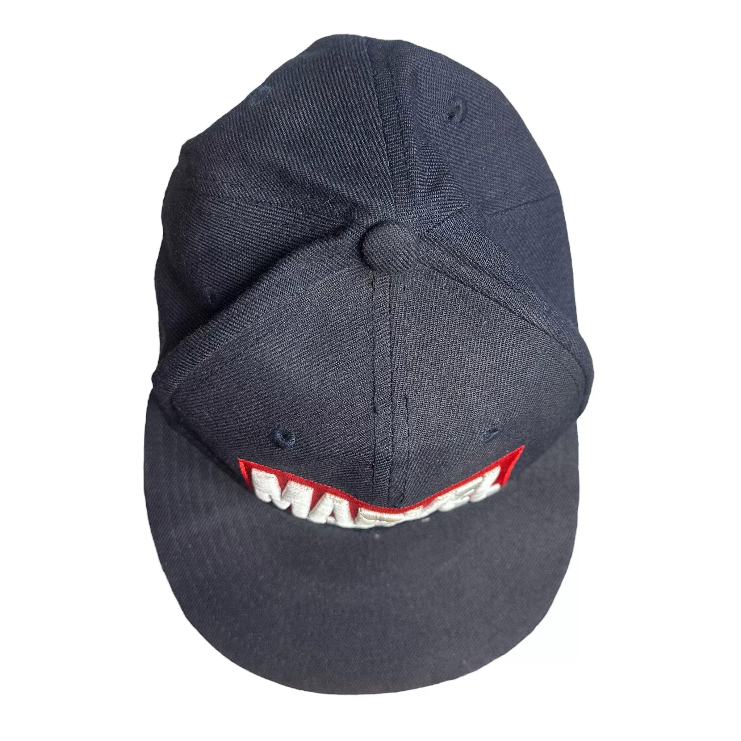 Anime Hats Anime × Marvel Comics 🔥RARE🔥Marvel Studio Logo Embroidery Snapback Cap Hat Black Vintage