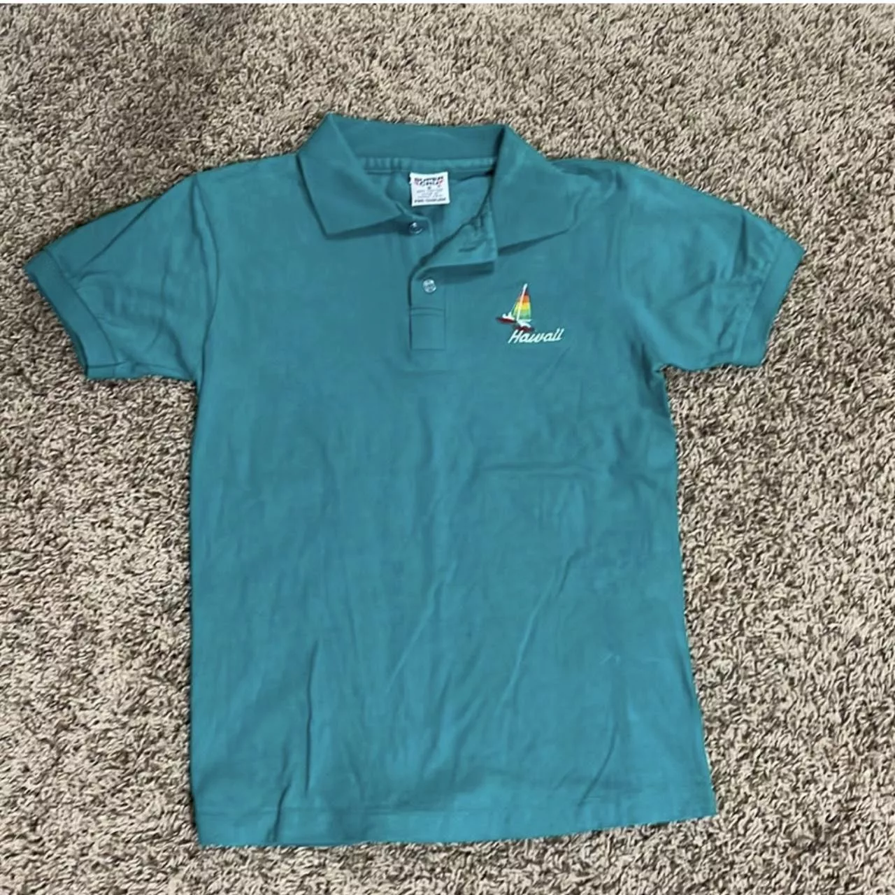Vintage Polos Vintage Hawaii Polo Blue