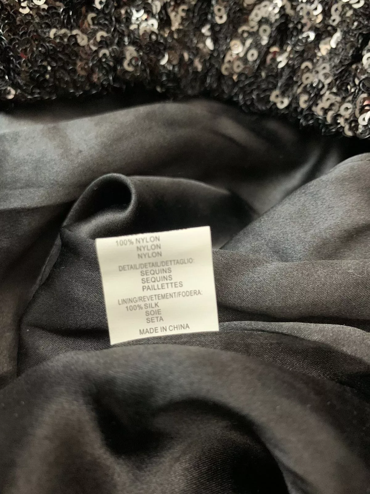 Halston Heritage Jackets Halston Heritage Sequinned Jacket Black