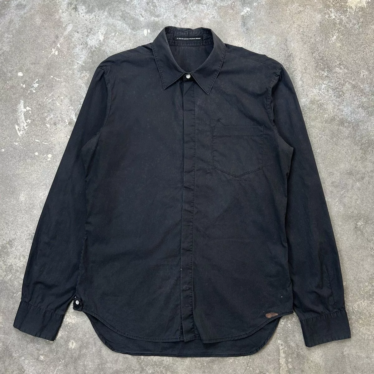 Marithe + Francois Girbaud Shirts Button Ups Marithe + Francois Girbaud Le Jean De Marithé + François Girbaud Black