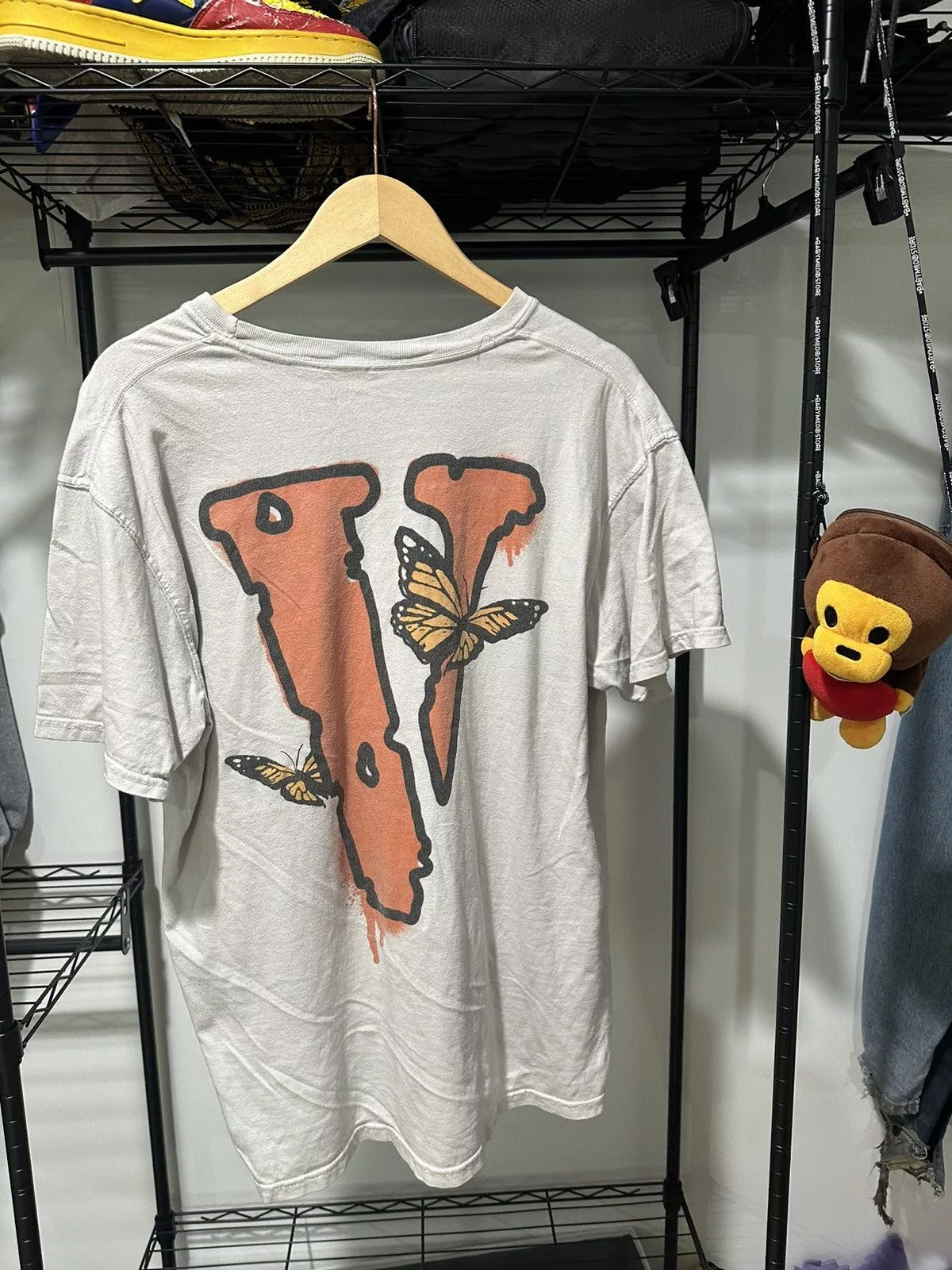 Vlone Short Sleeve T Shirts vlone legends never die tee White