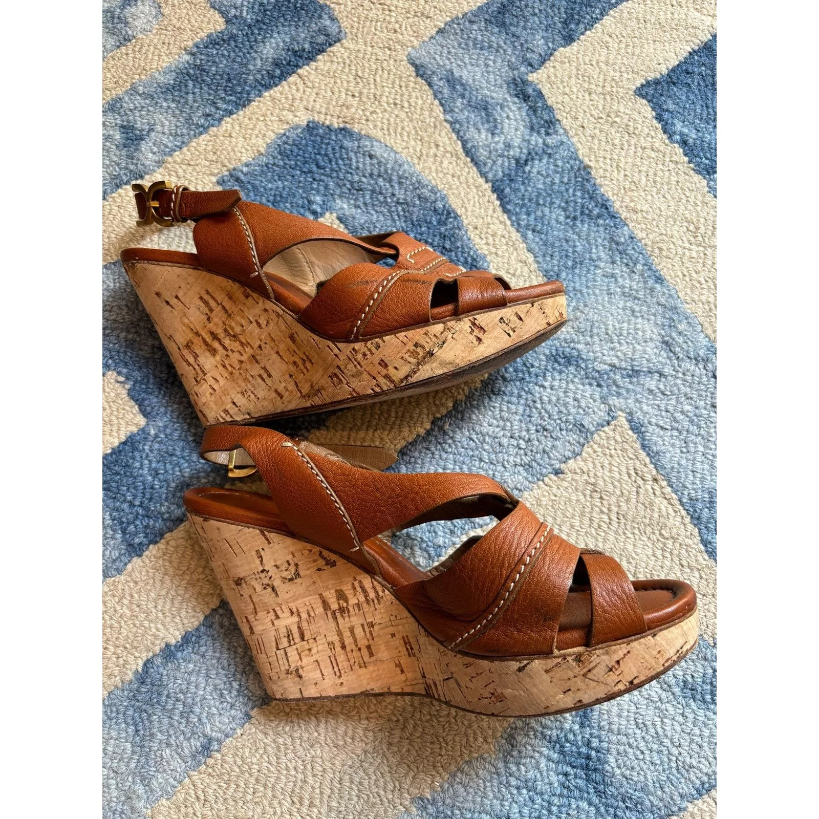 Chloe Heels Chloe brown wedge sandals