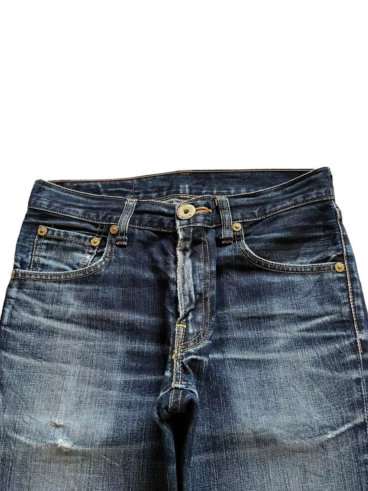 Levi's Denim Levi's × Levi's Vintage Clothing SALES 🔥 Vintage 90s Levis 602 Blue Denim Wash Distress Jean