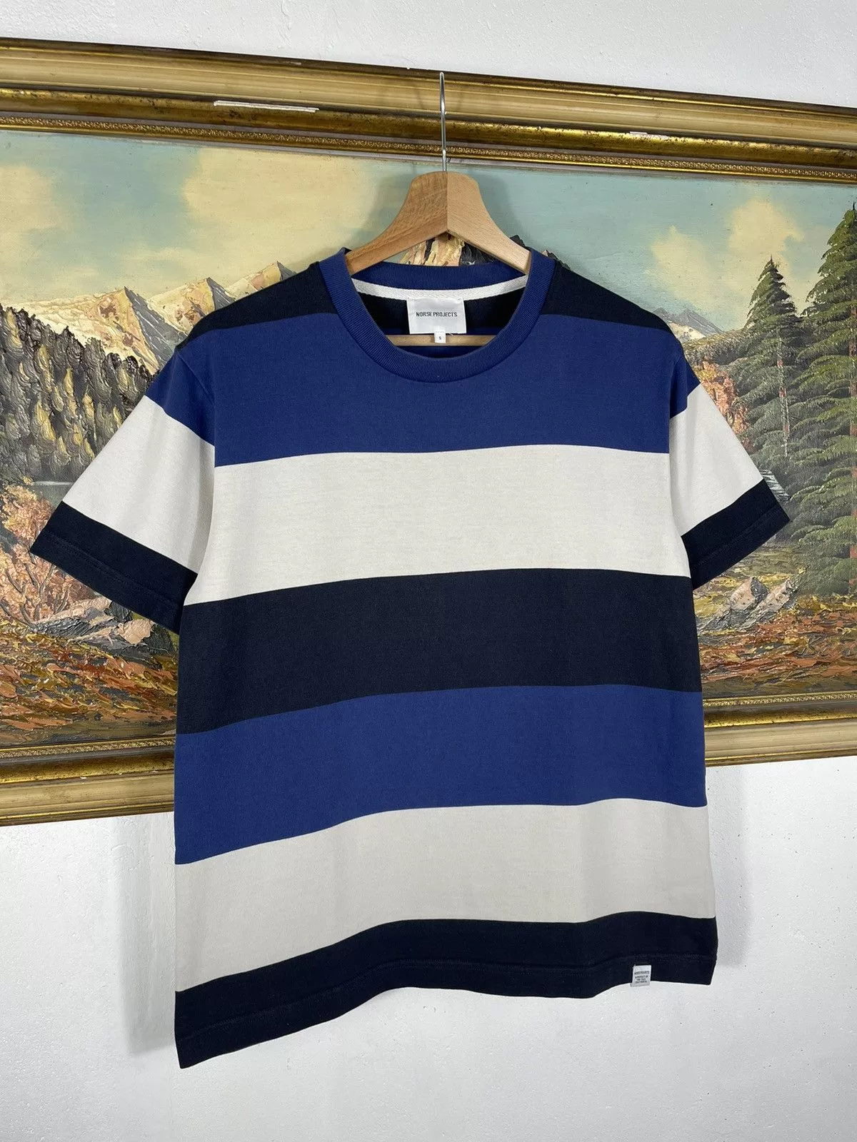 Norse Projects Short Sleeve T Shirts Norse Projects Norse Project Stripped T-shirt tees Multi Streetwear