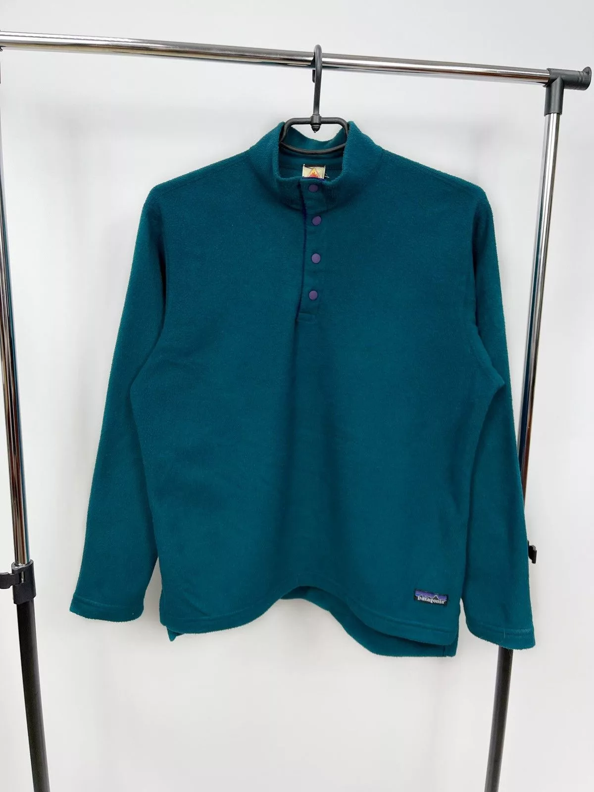 Patagonia Sweaters Knitwear Patagonia Fleece Sweater Men's Size Small Green Vintage 90s