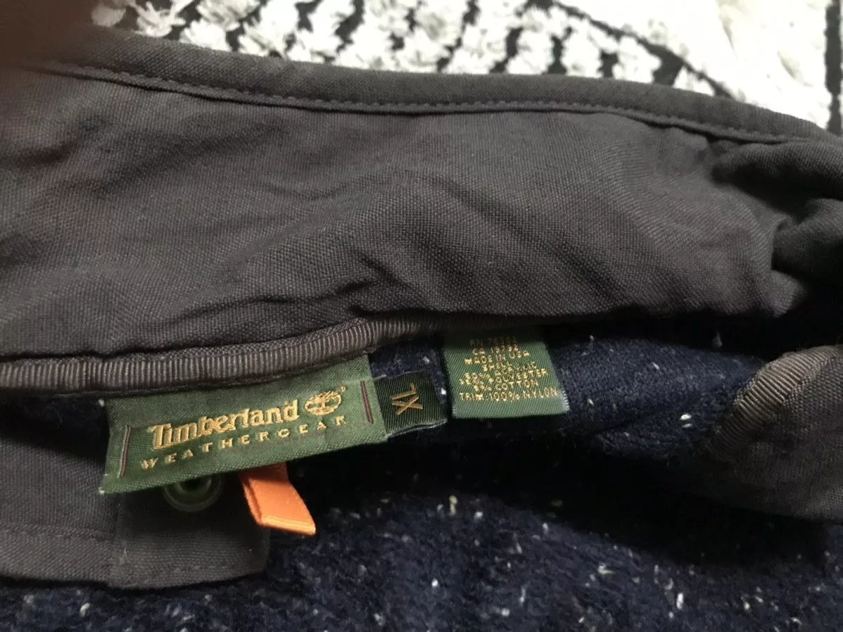 Timberland Light Jackets Timberland button up sweatshirt Black