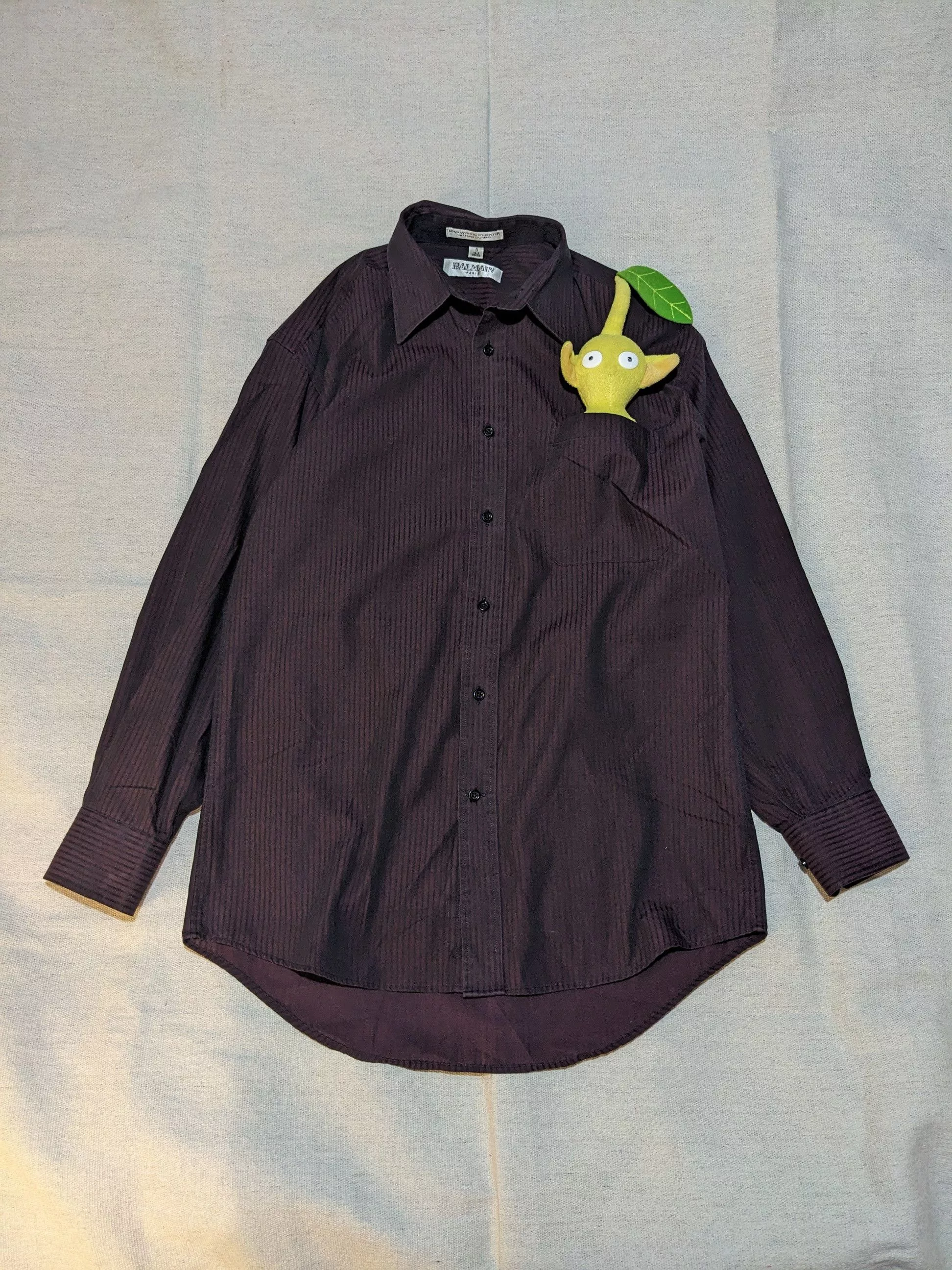 Balmain Shirts Button Ups Balmain × Vintage Vintage Balmain Button Up shirt men's S Red