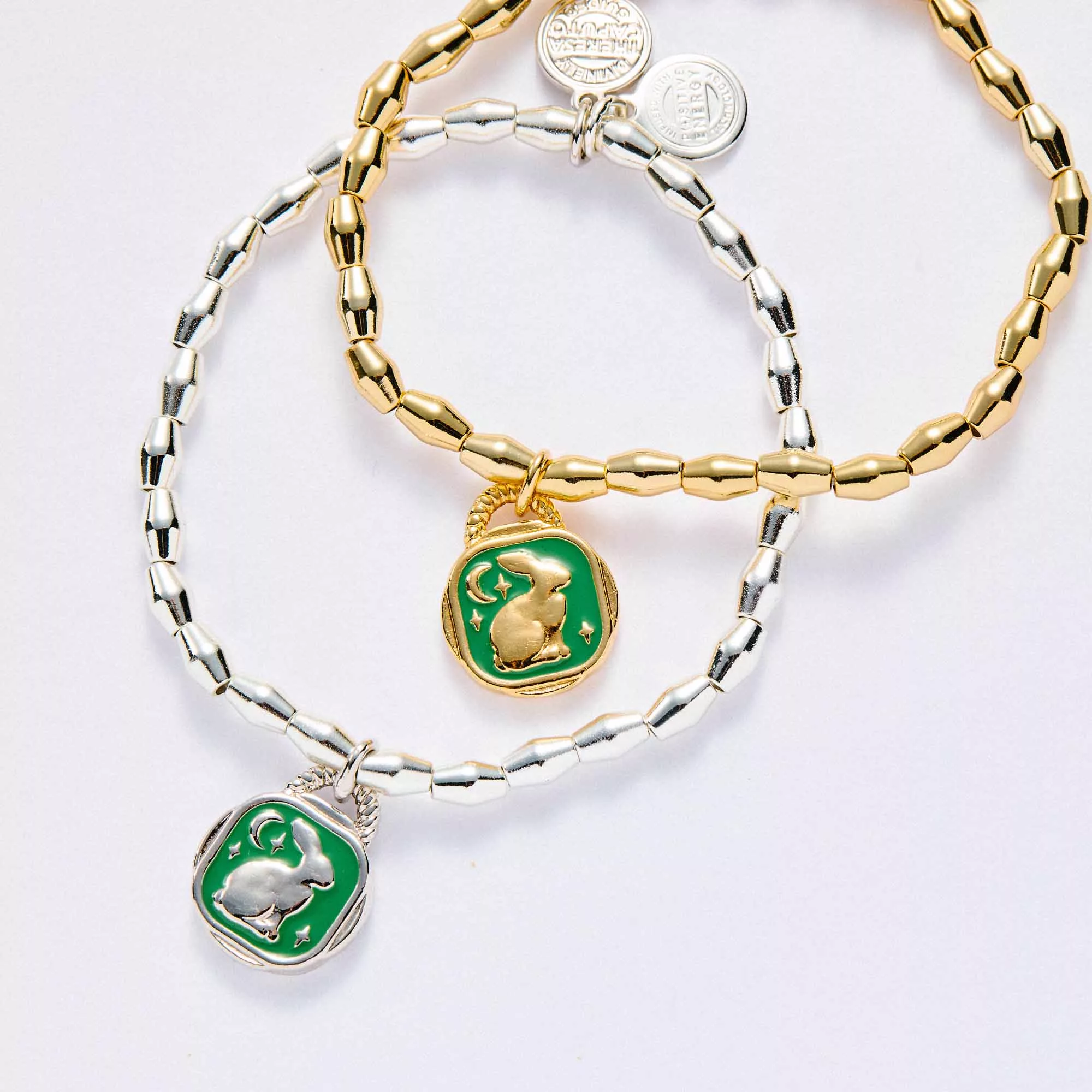 Bunny Stretch Beaded Bracelet