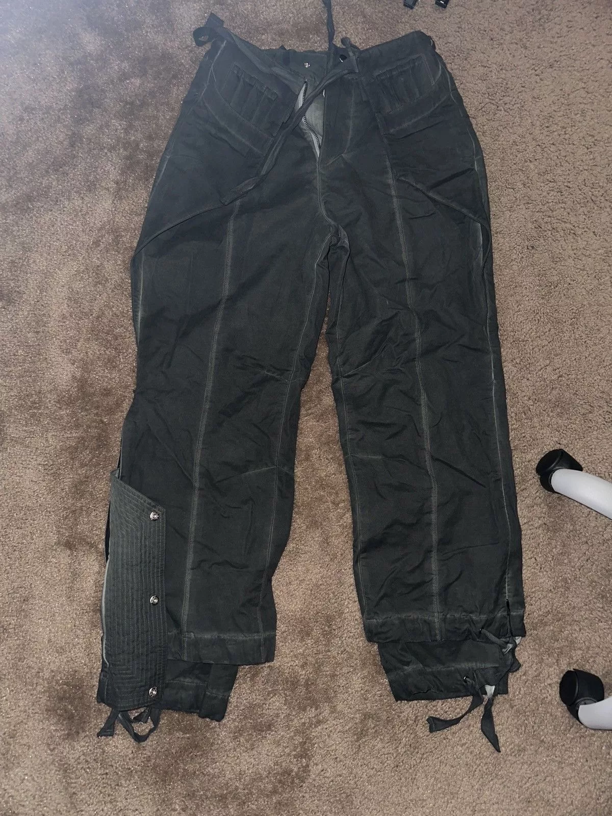 Stoic Casual Pants Stoic ELYTRA DOUBLE LEG TROUSERS - MOSS Gray