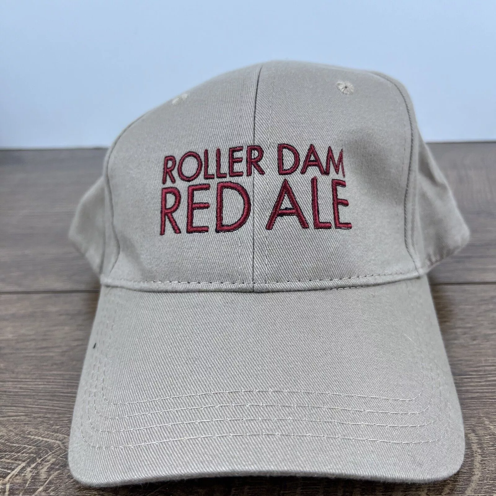 Other Hats Other Roller Dam Red Ale Hat Tan Brown Hat Adjustable Adult Roller