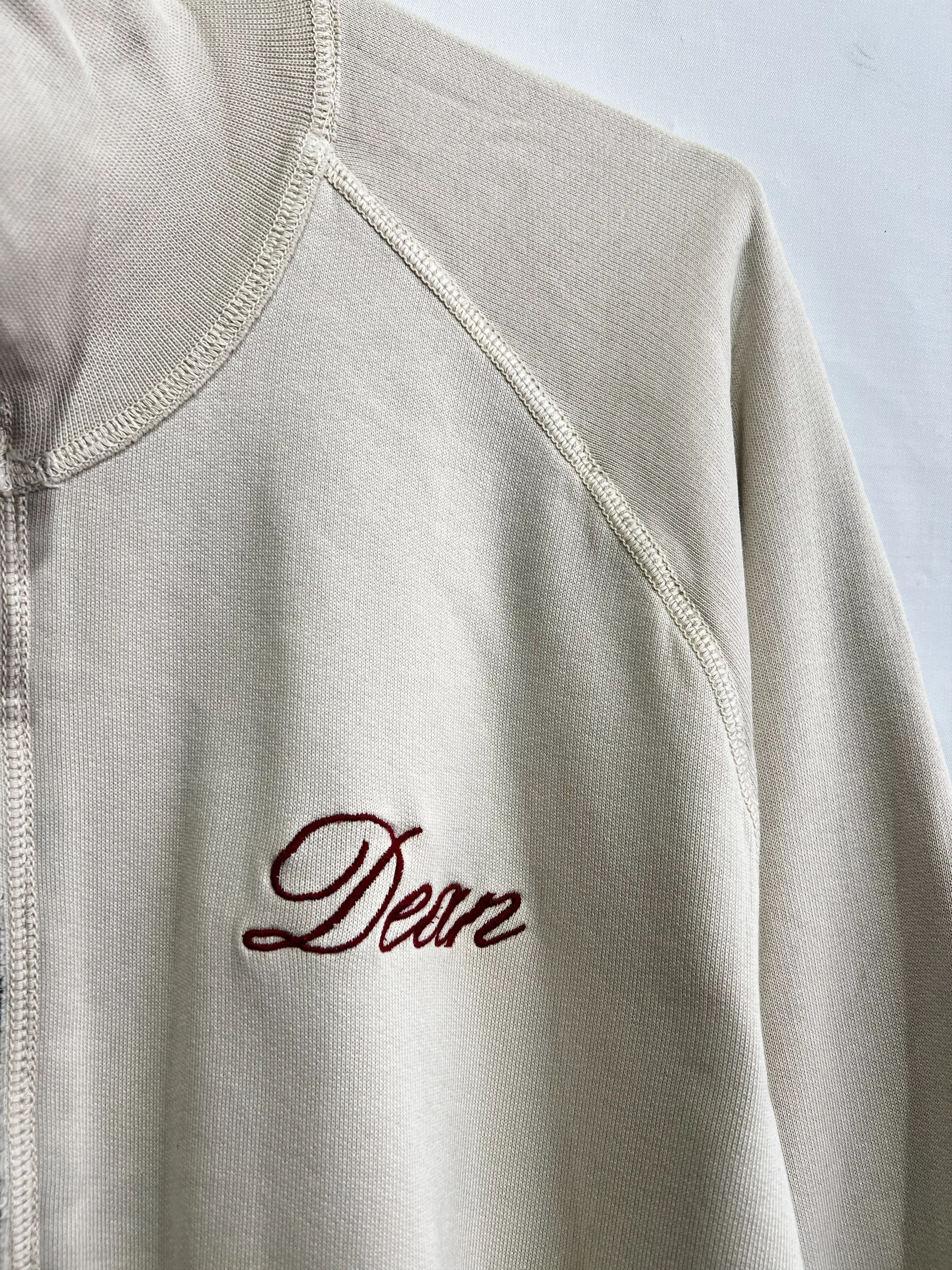 Dsquared2 Sweatshirts Hoodies Dsquared2 Dean zip sweatshirt oversize Pullover size 2XL Beige