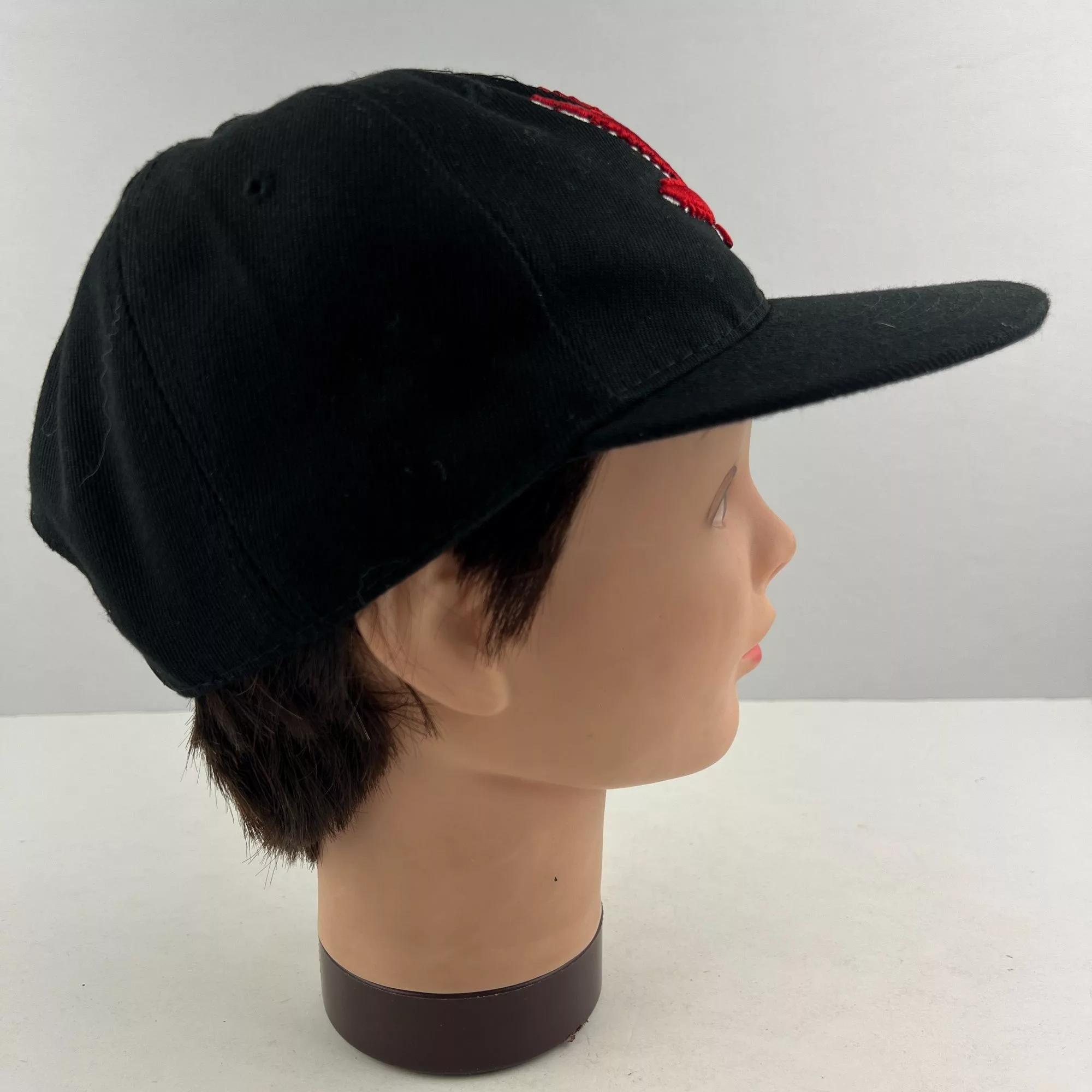Other Hats Other Marijuana Red Leaf Baseball Style Cap Hat Snap-Back One Size Black