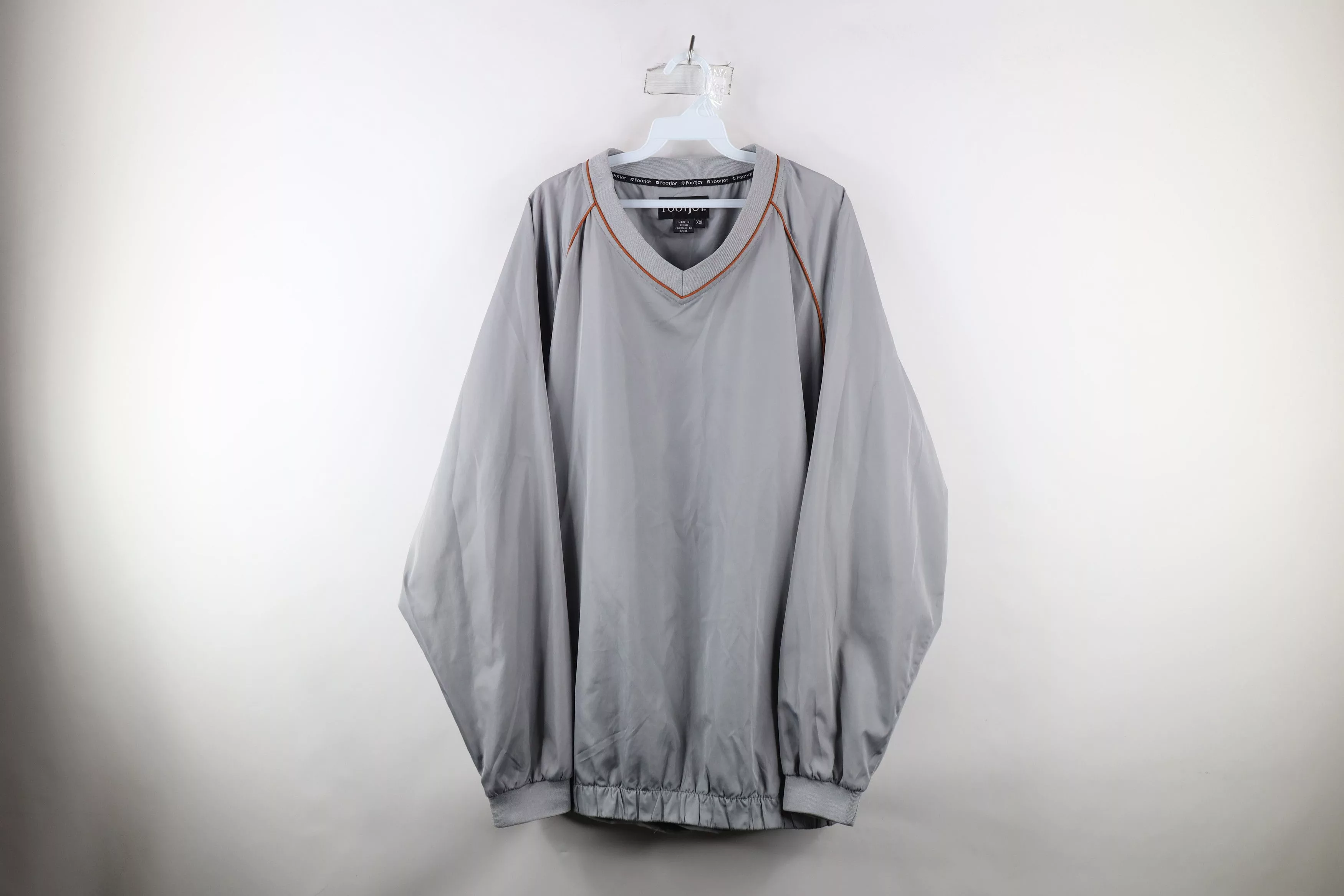 Footjoy Light Jackets Footjoy × Vintage FootJoy Golfing Golf Pullover Windbreaker Rain Jacket Silver