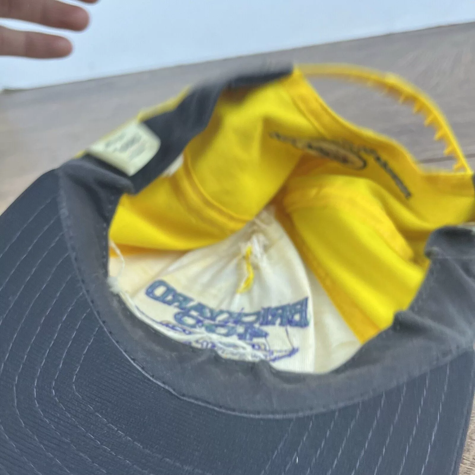 Other Hats Other Brickyard 400 Hat 1995 Hat Yellow Cap Adjustable Yellow Adul